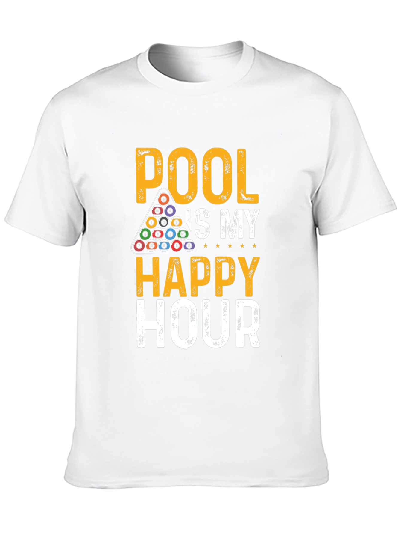 Black Pool Is My Happy Hour Graphic Tee view 10