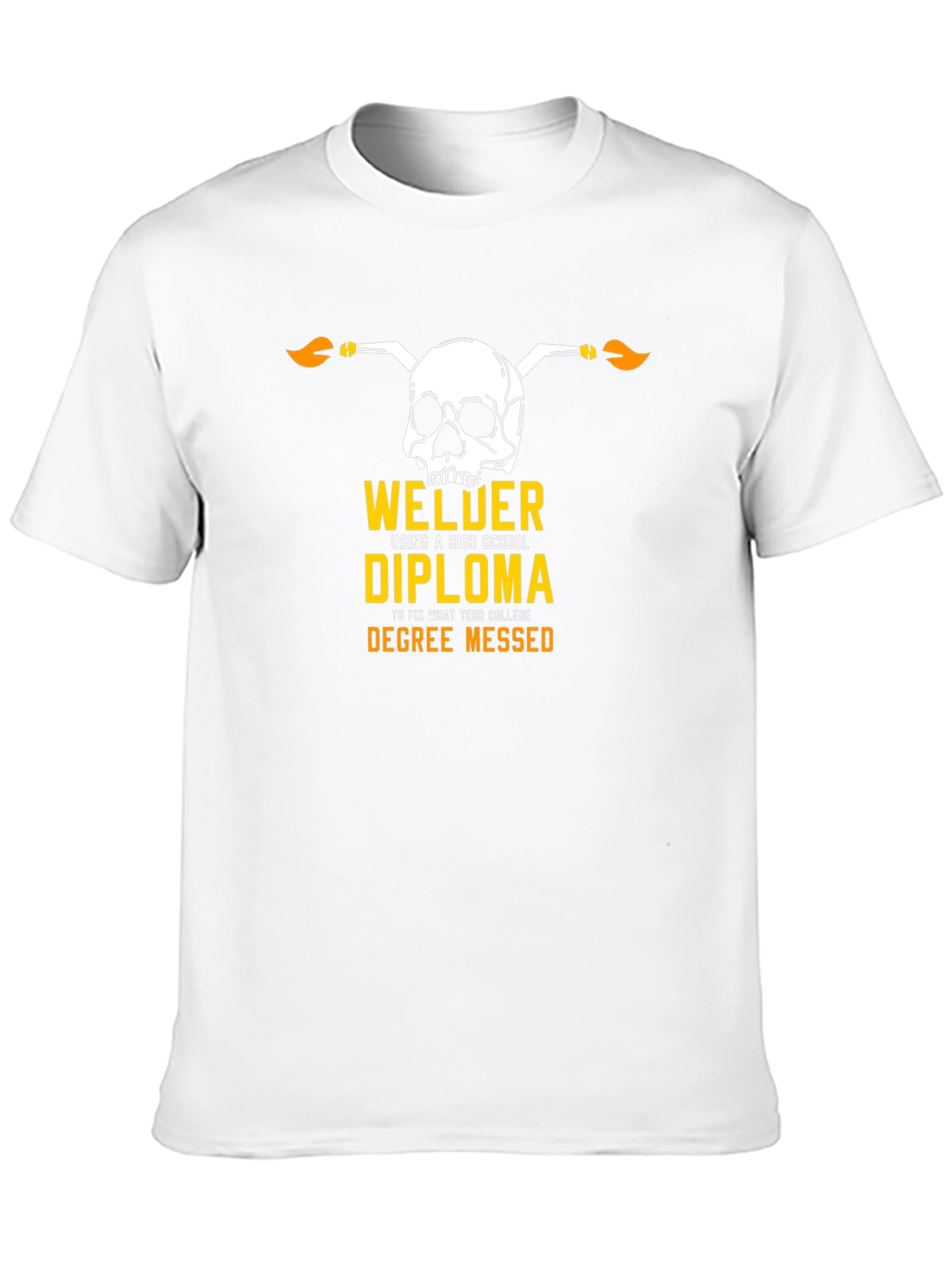 Black Welder High School Diploma T-Shirt view 10
