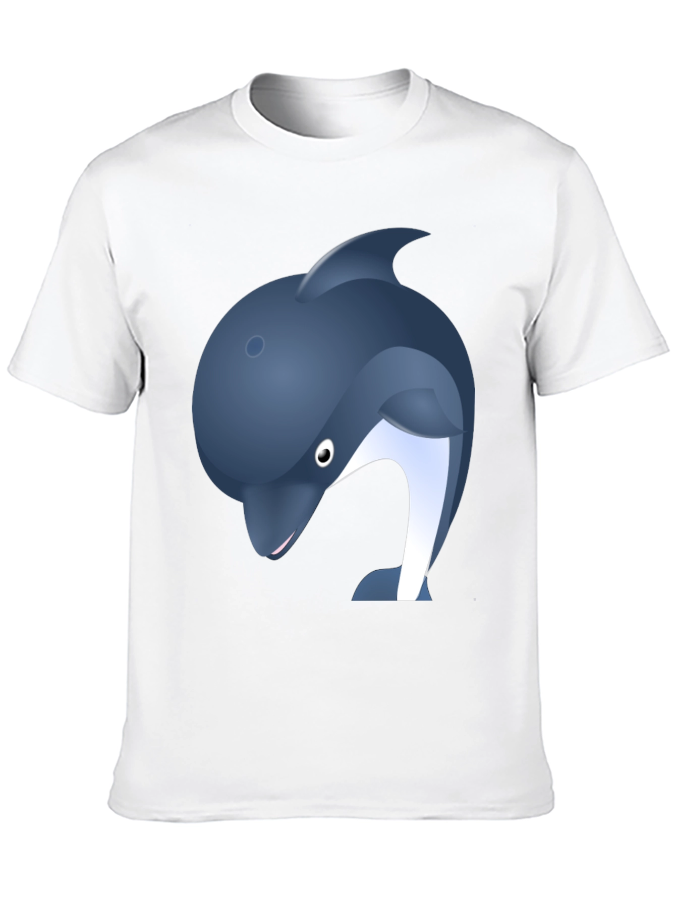 Black Dolphin Graphic Print Black Tee view 10