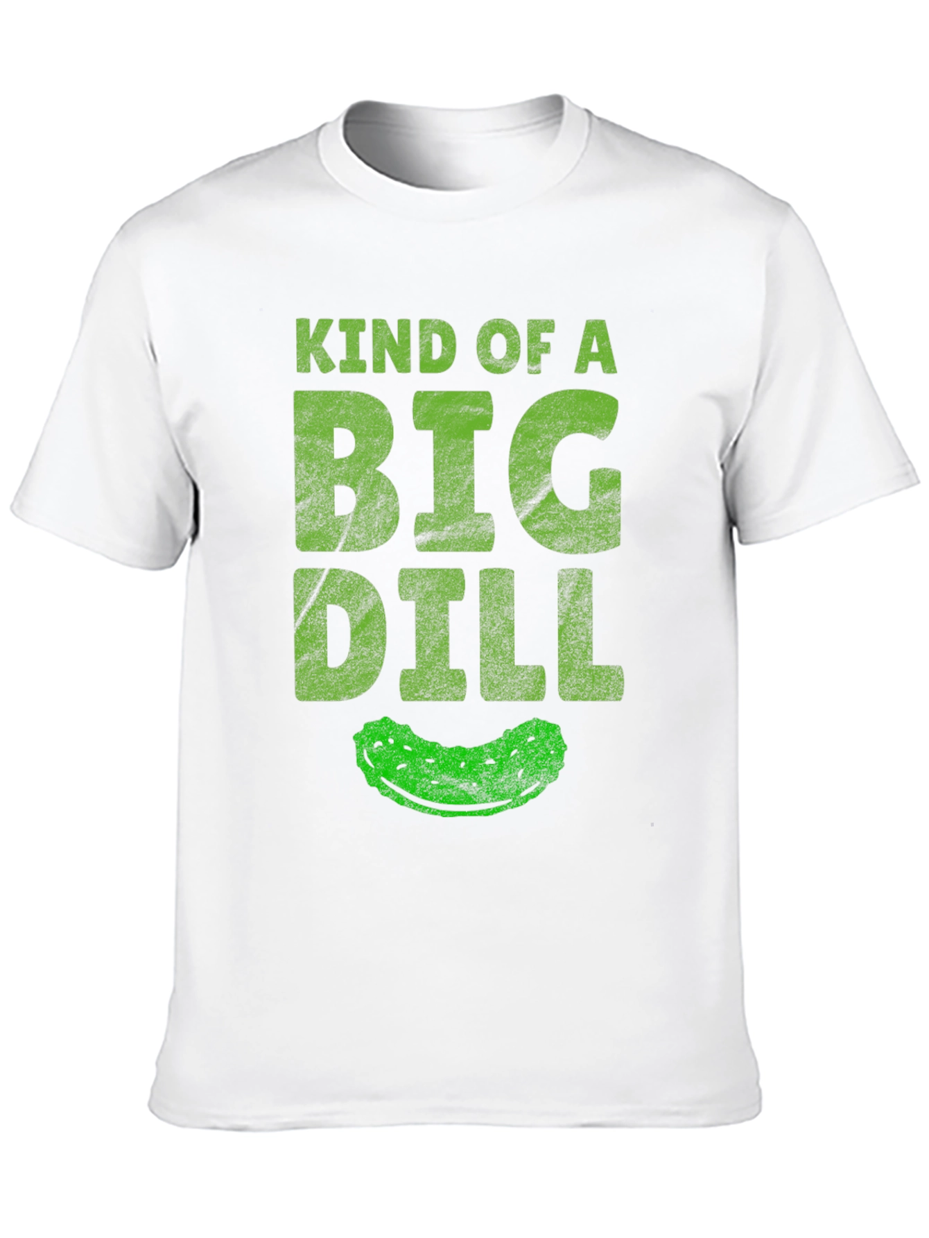 Black Kind of a Big Dill T-Shirt - Funny Pickle Tee view 10