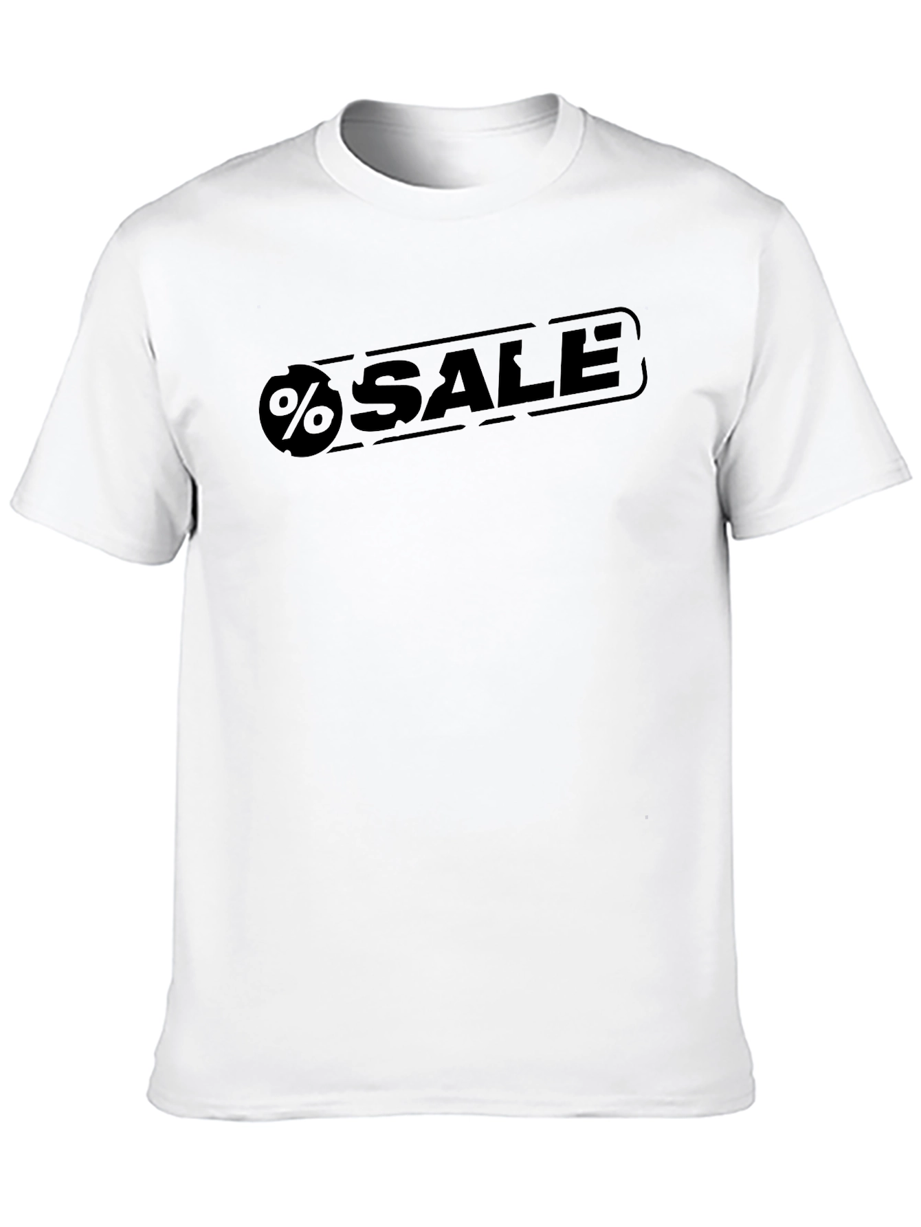 Black Sale Graphic Tee - Black Cotton Blend view 10