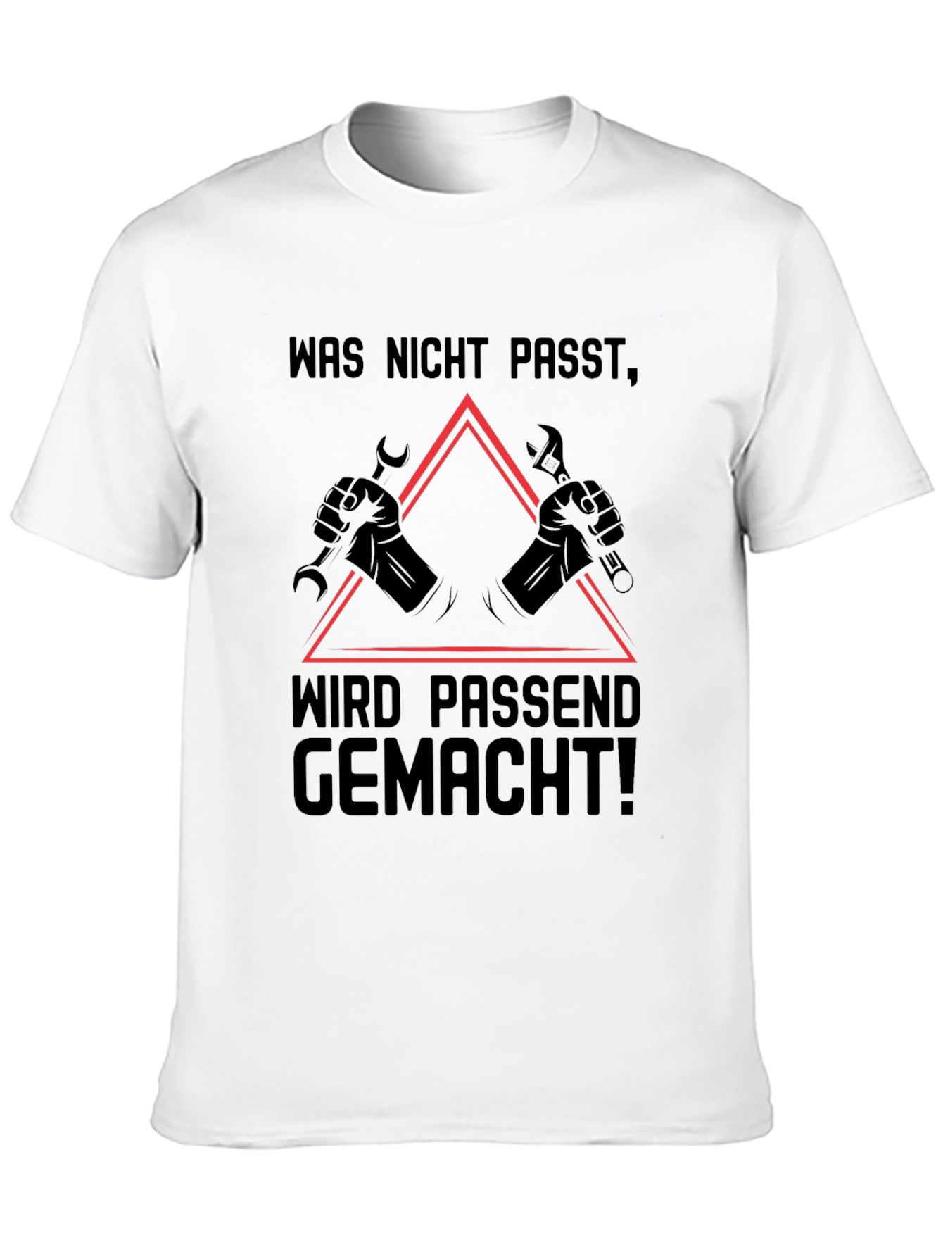 Black Was Nicht Passt T-Shirt, Mechanic Gift view 10