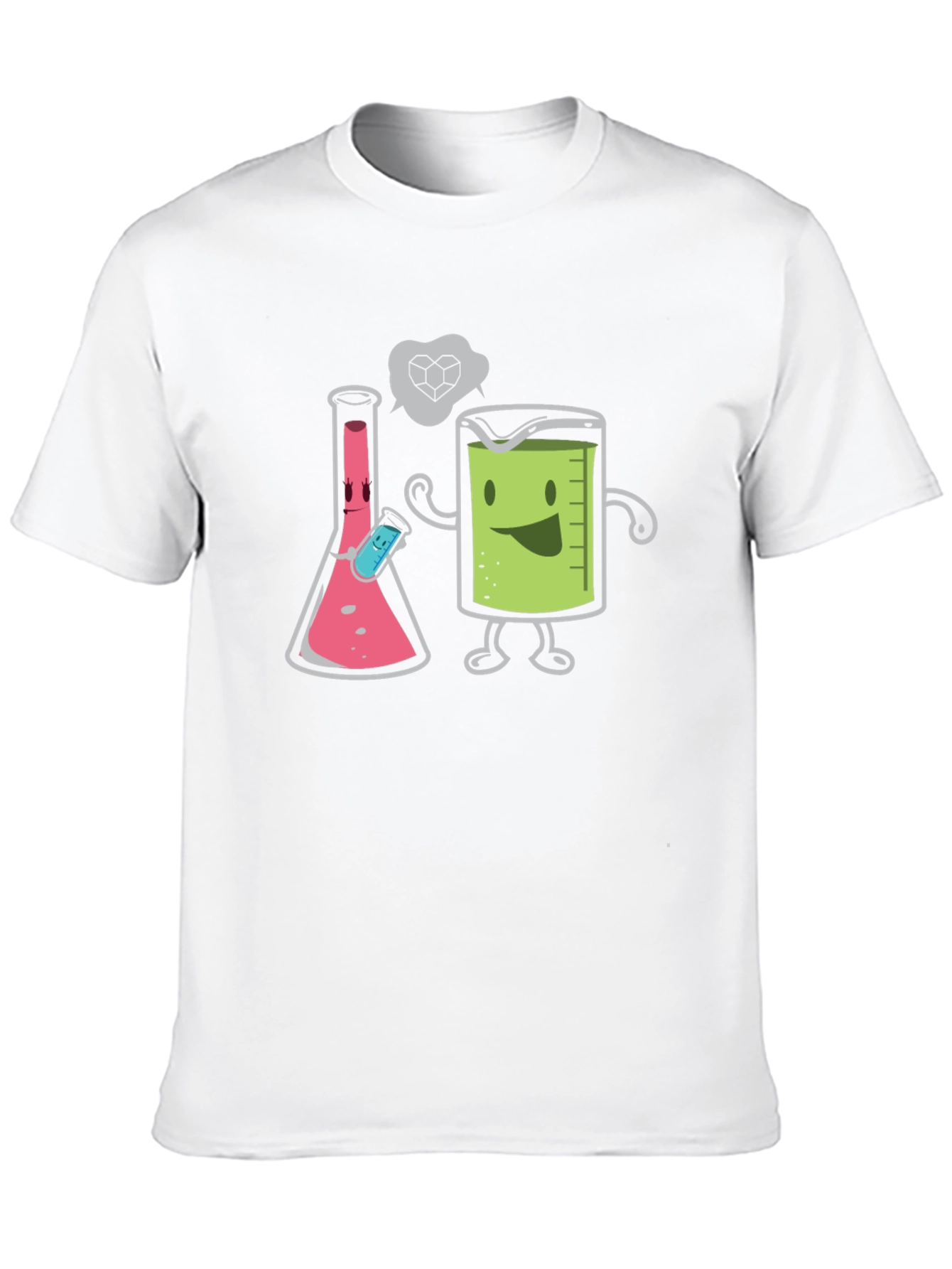 Science Humor T-Shirt - Beaker & Flask Chemistry Tee - 10