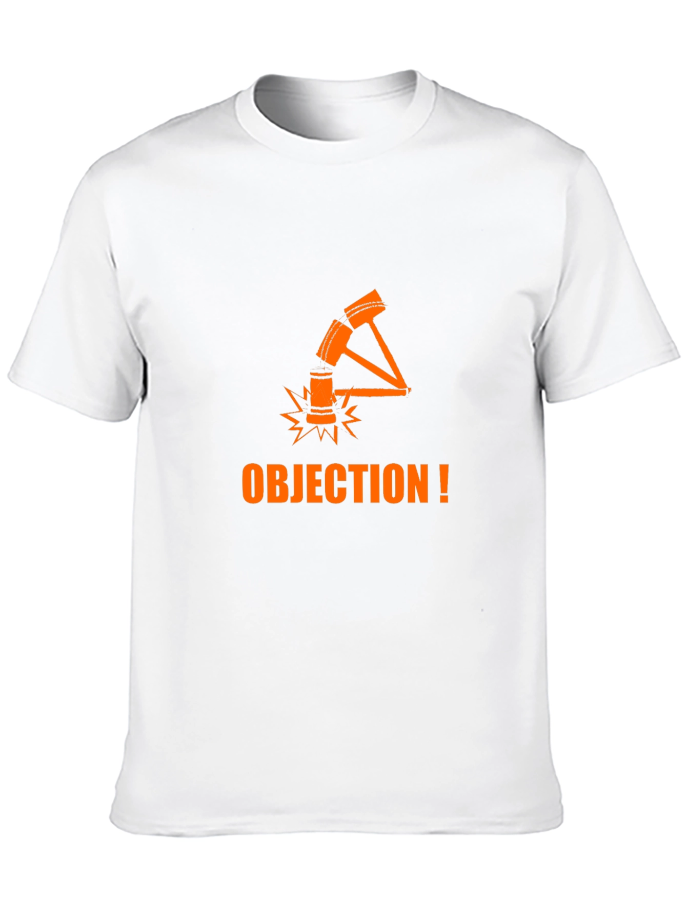 Objection! Black Cotton Graphic Tee - 10