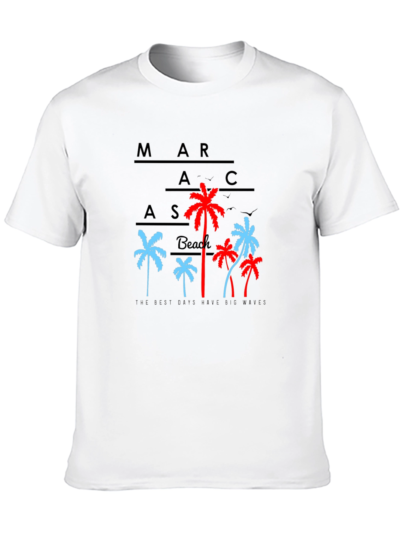 Black Marac Beach Graphic T-Shirt view 10