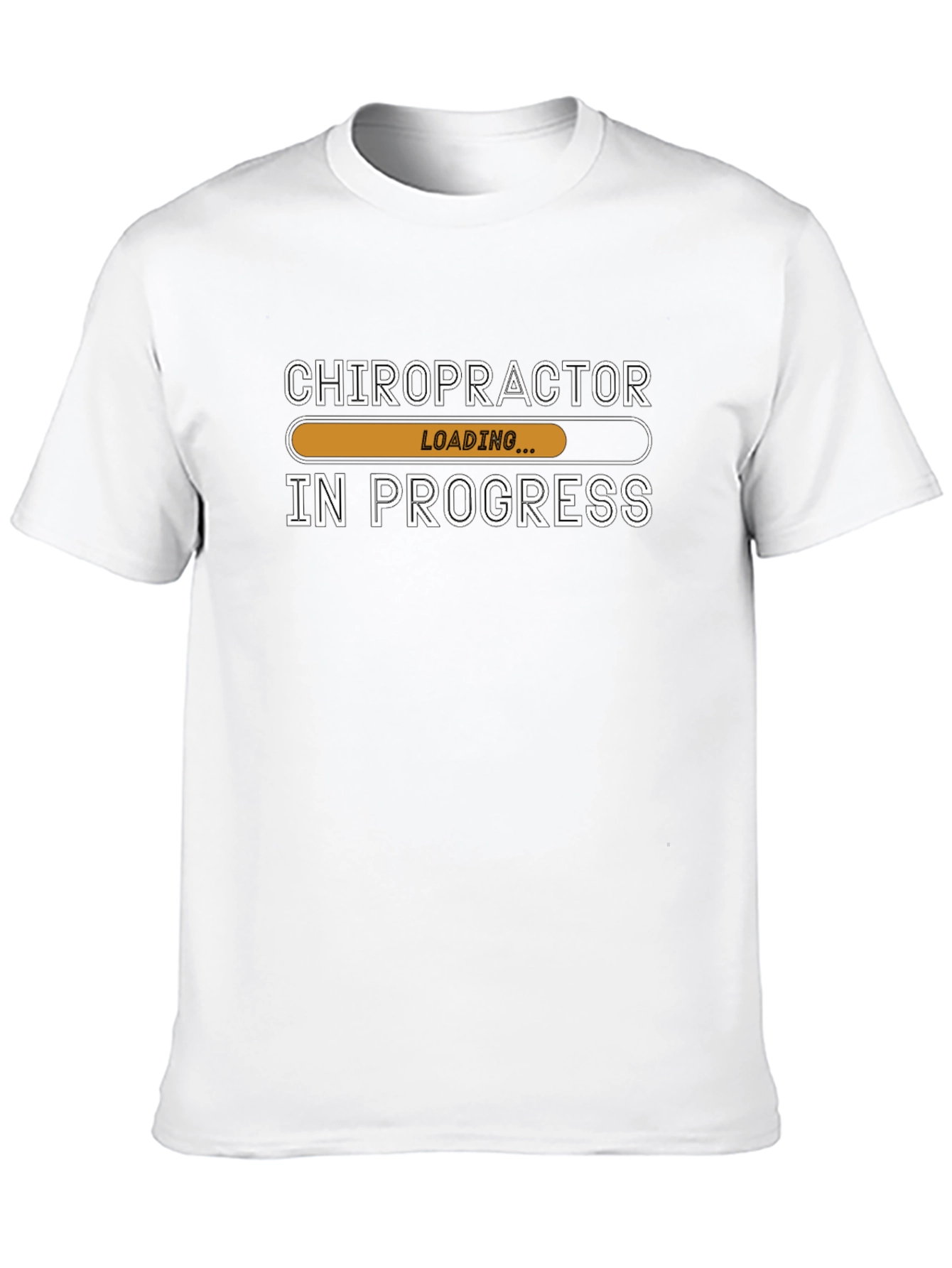 Black Chiropractor In Progress Funny T-Shirt view 10