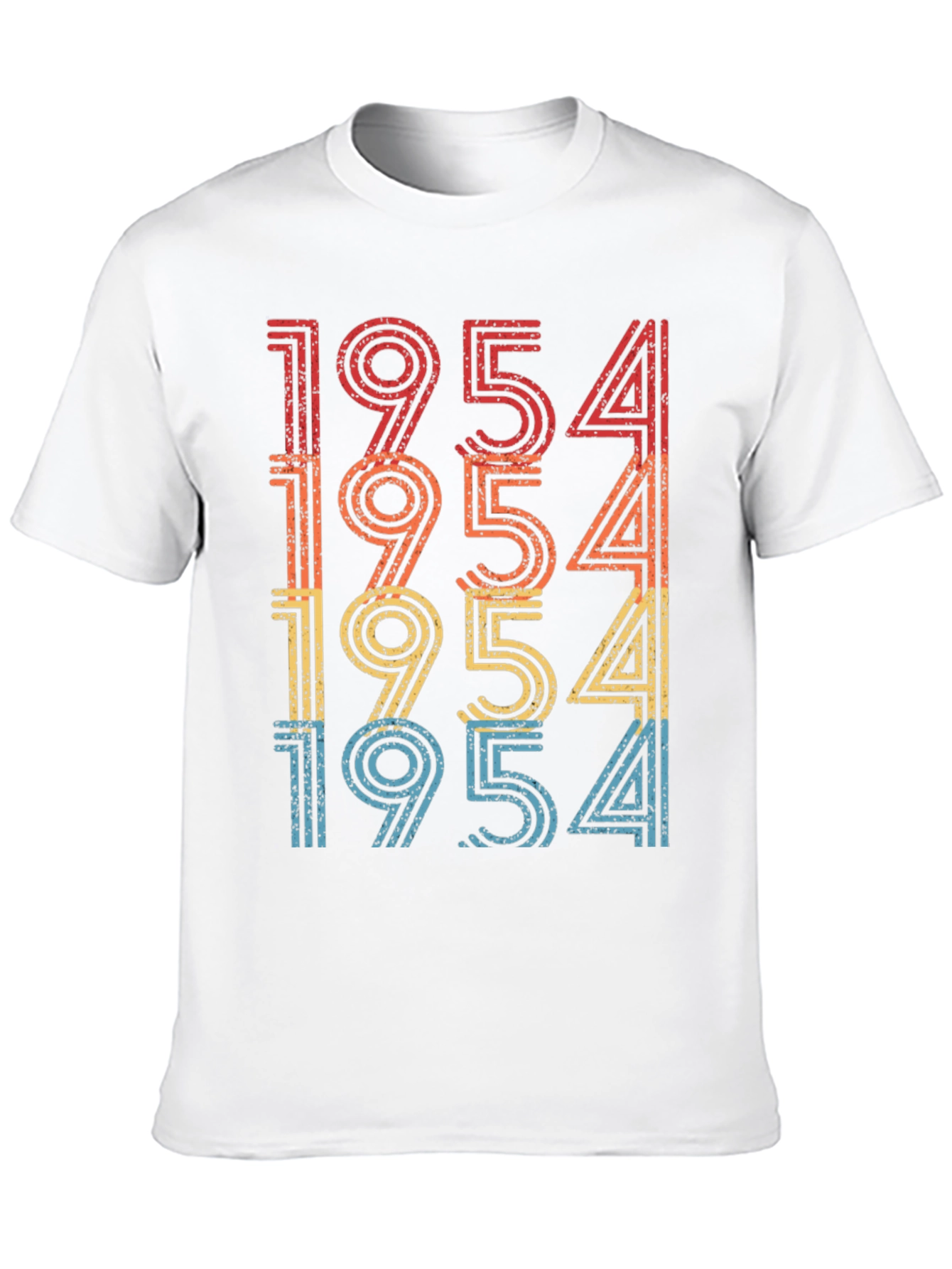 Black Retro 1954 Birthday T-Shirt - Classic Style view 10