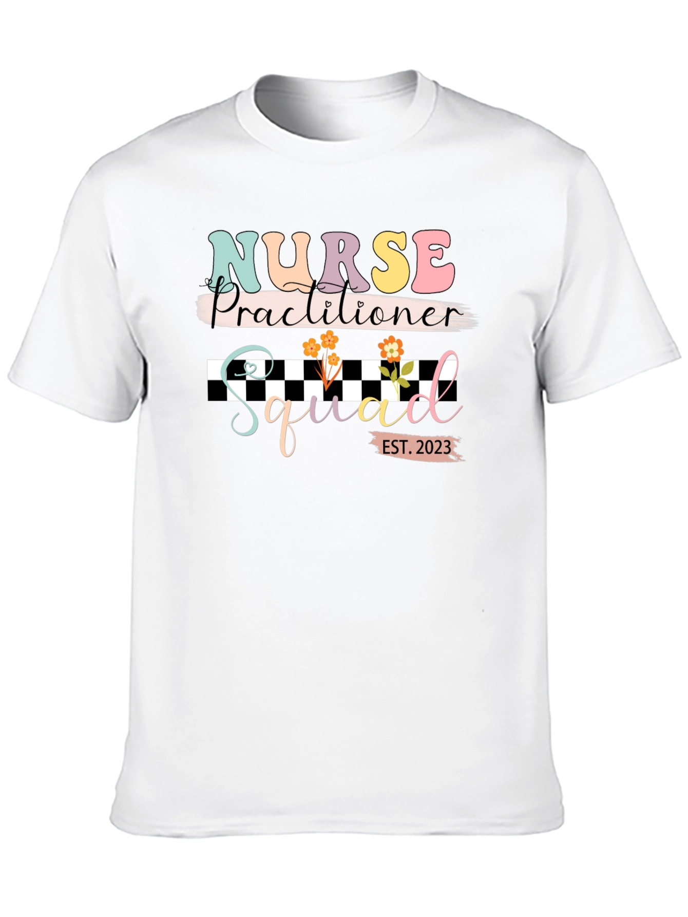 Black Nurse Practitioner Squad 2023 T-Shirt view 10