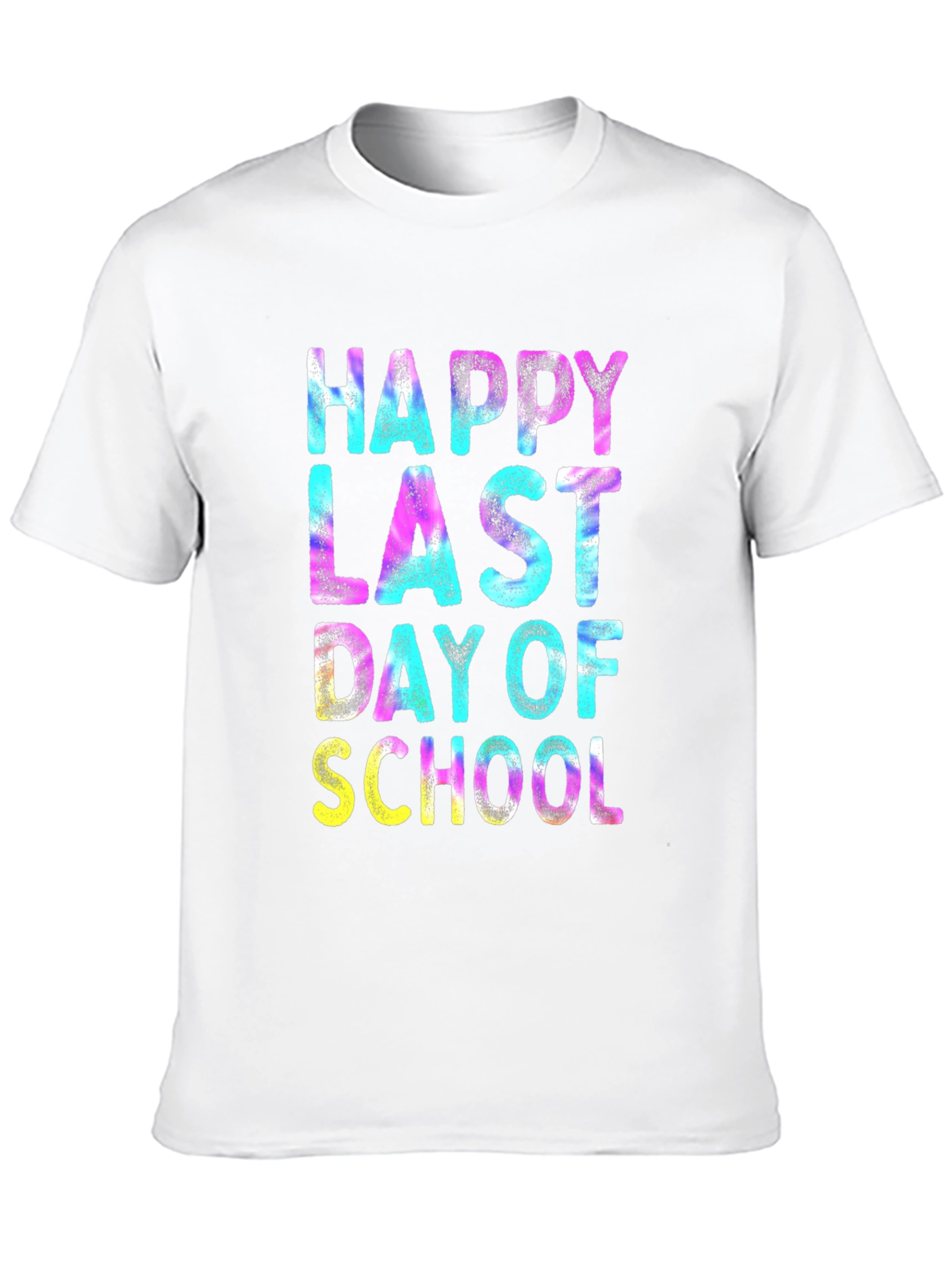 Black Happy Last Day of School Graphic T-Shirt view 10