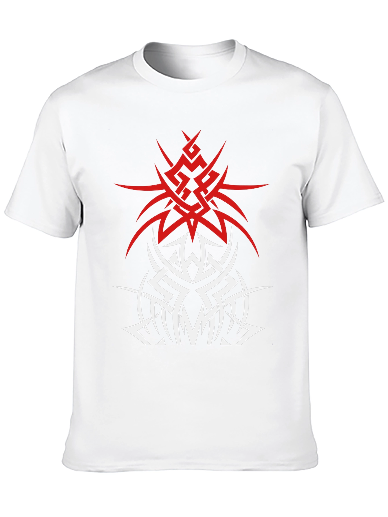 Black Tribal Tattoo Graphic T-Shirt - Edgy Black Tee view 10