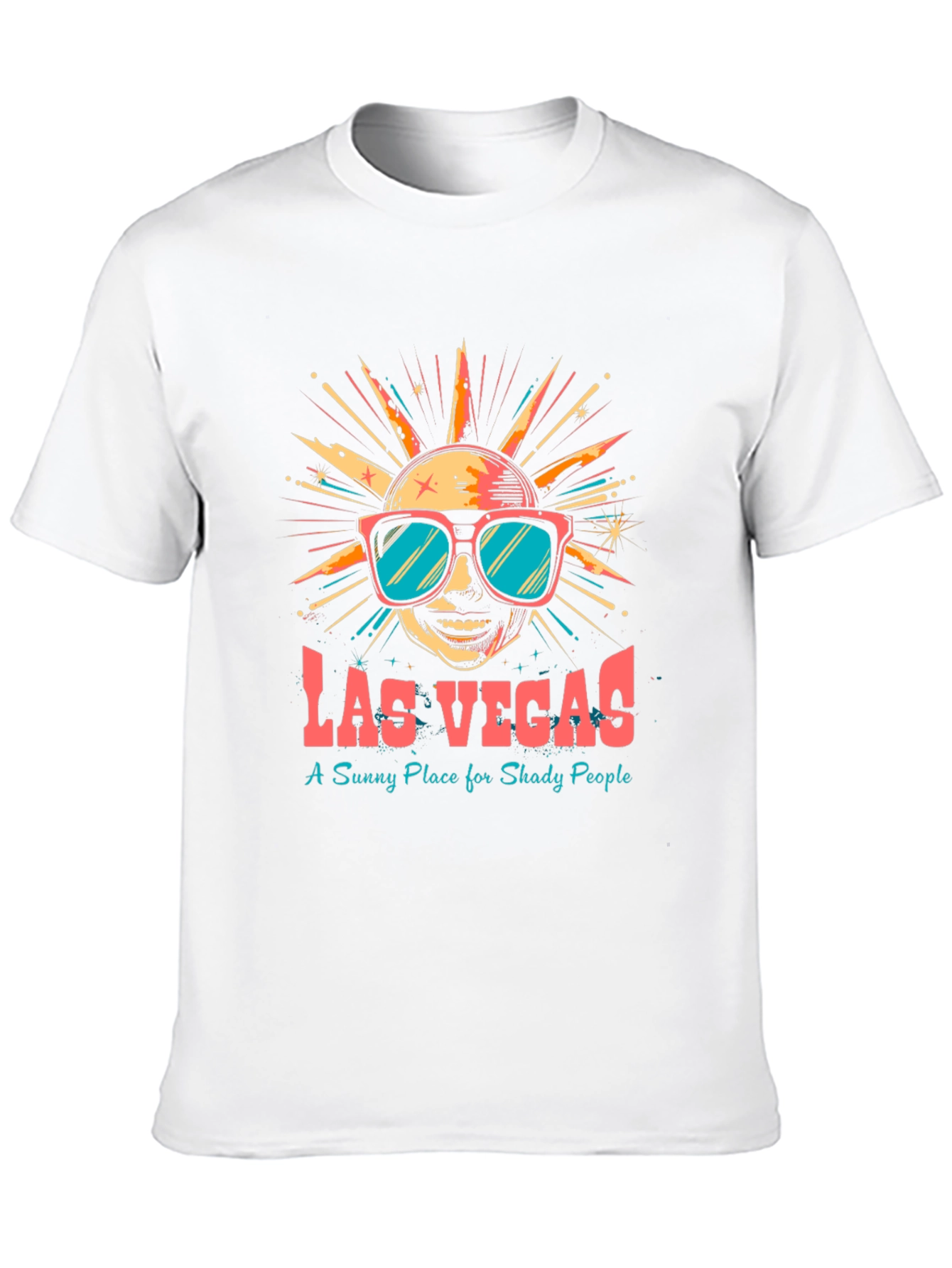 Black Las Vegas Graphic Tee - Sunny, Shady Style view 10