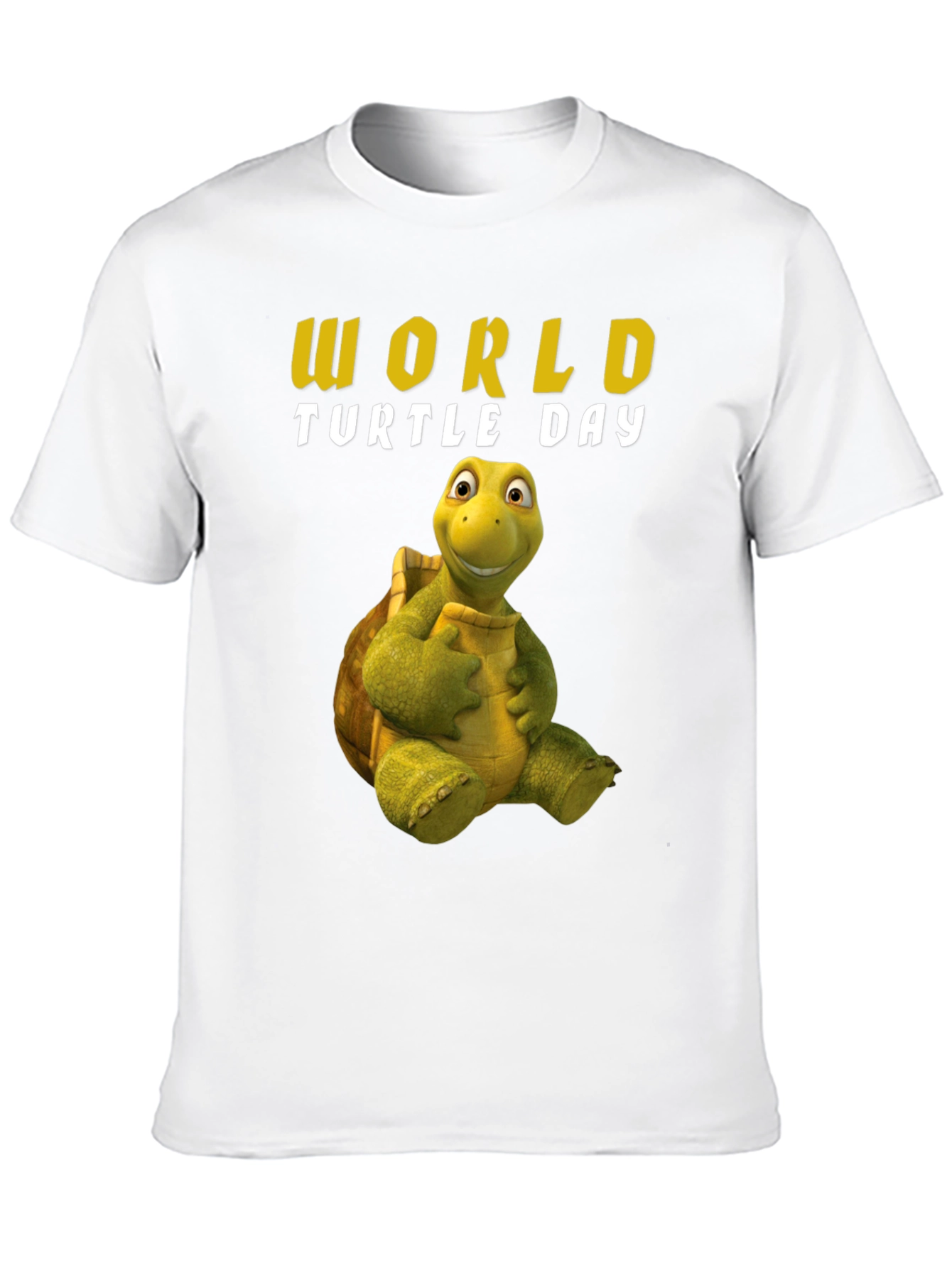 Black World Turtle Day T-Shirt view 10
