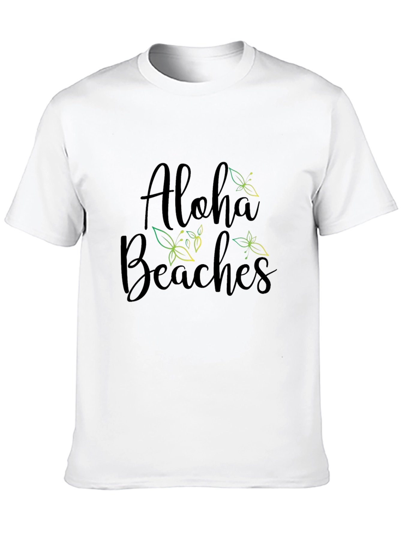 Aloha Beaches Black Graphic Tee - 10