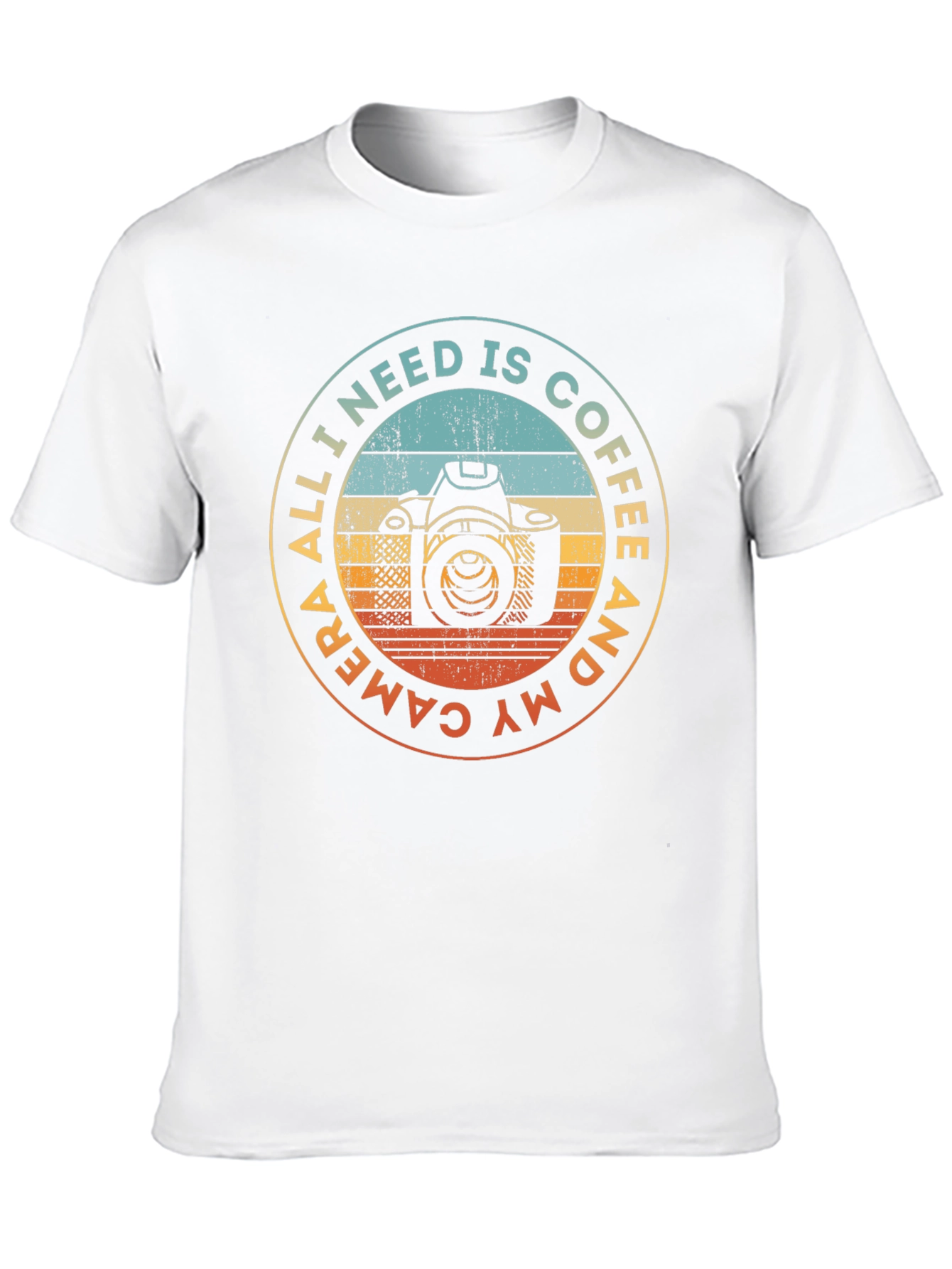 Black Coffee & Camera T-Shirt - Photographer Gift view 10