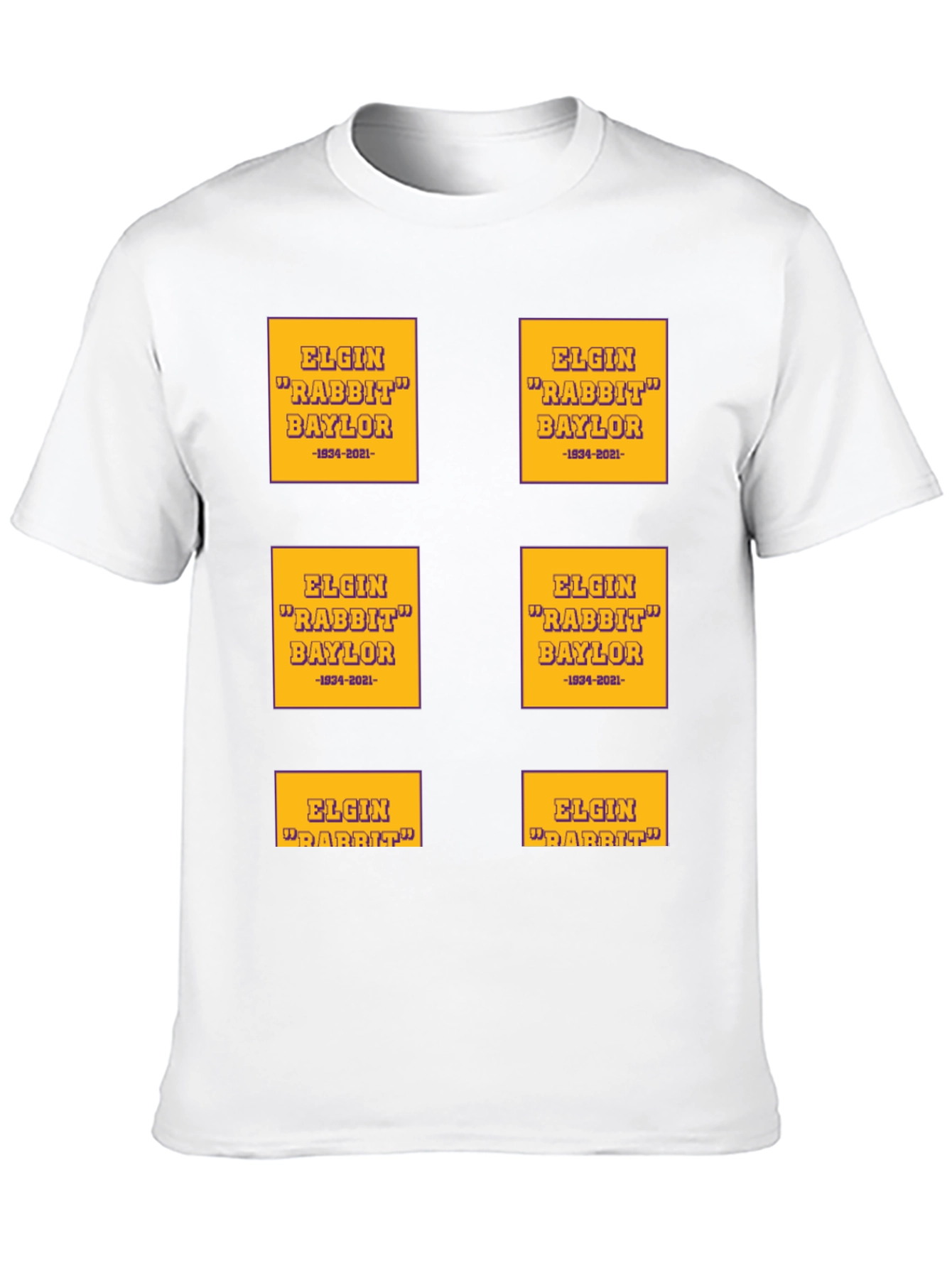 Elgin Baylor Tribute T-Shirt - 10