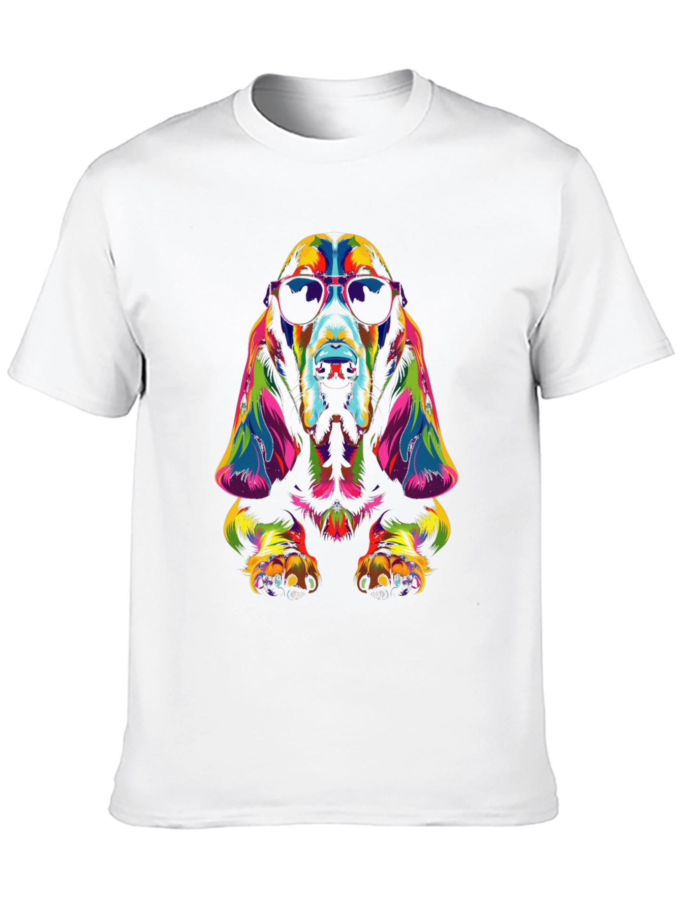 Black Cool Dog Graphic T-Shirt - Black view 10