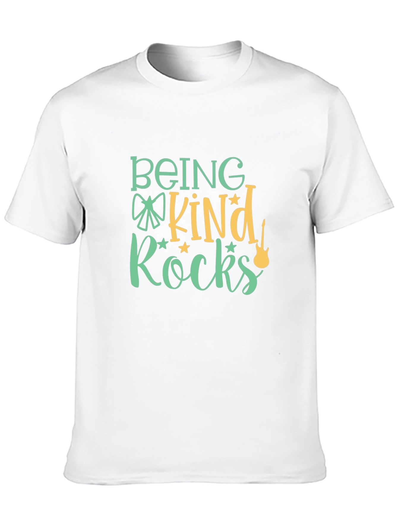 Black Being Kind Rocks Graphic Tee - Positive Vibes T-Shirt view 10