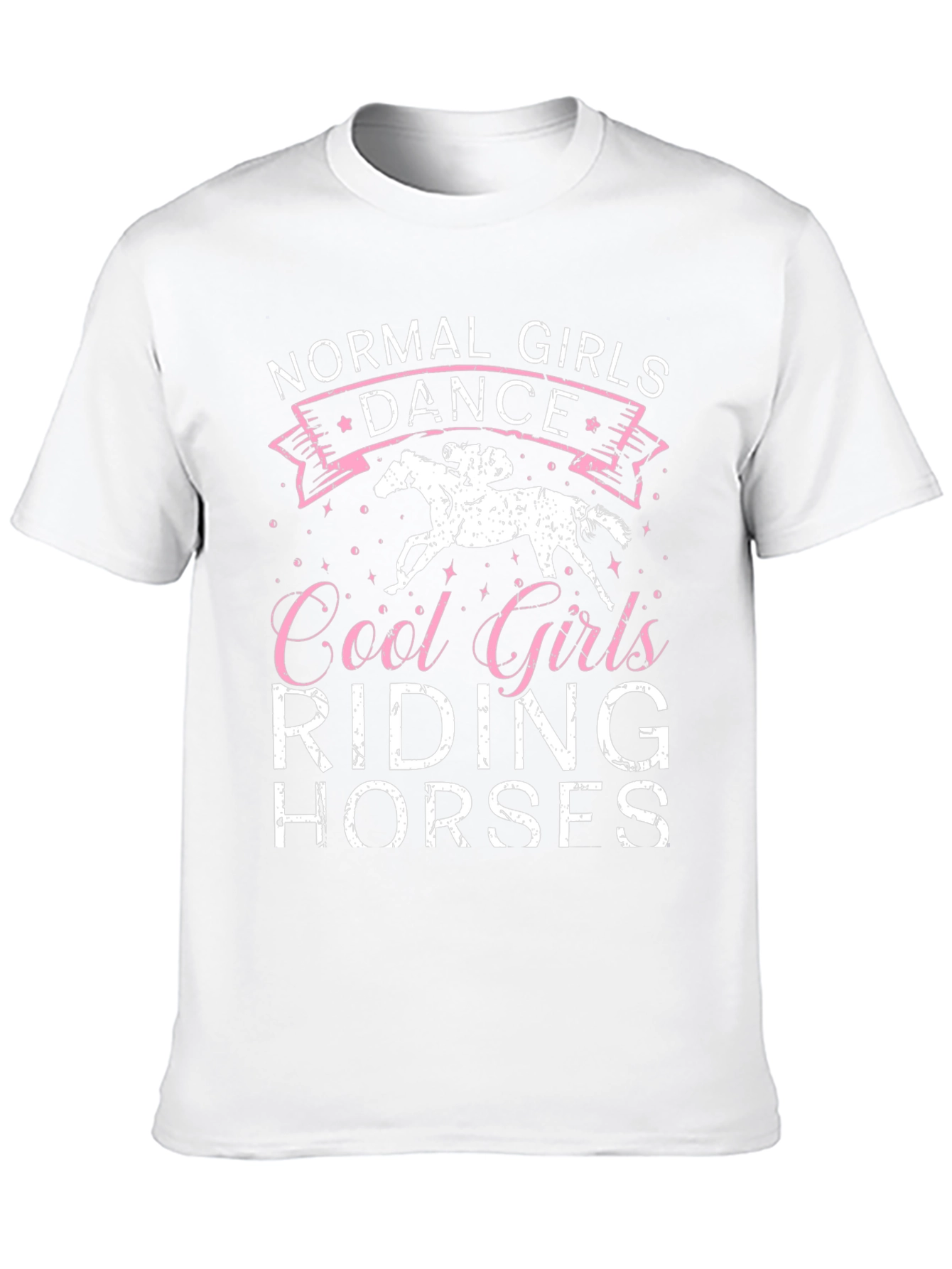 Black Normal Girls Dance Cool Girls Riding Horses Graphic Tee view 10