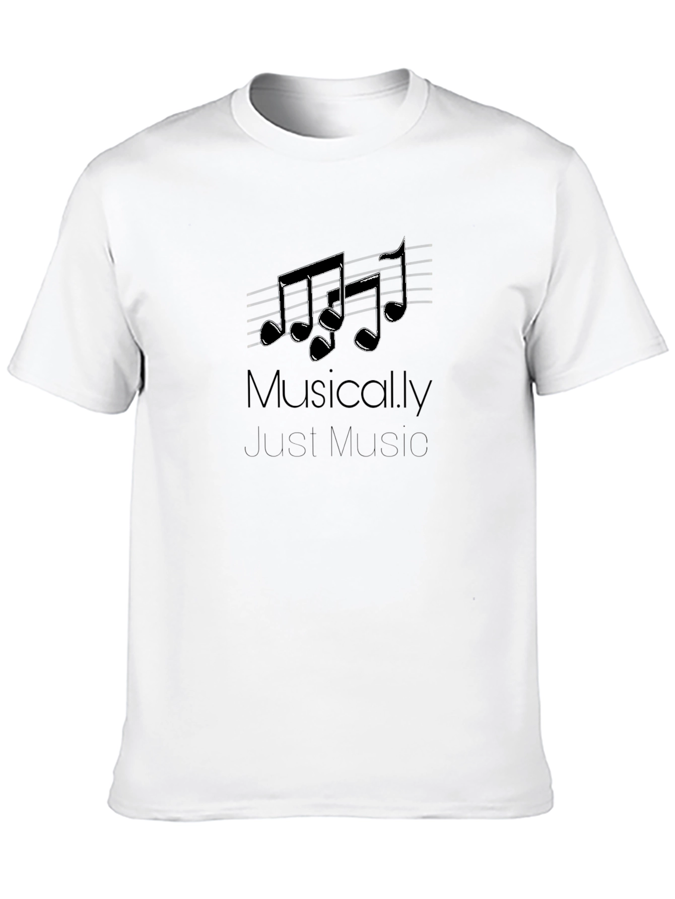 Black Musically Just Music T-Shirt view 10