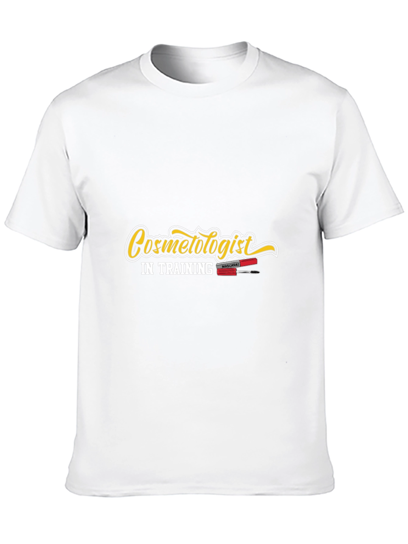 Black Cosmetologist In Training T-Shirt - Stylish Black Tee view 10