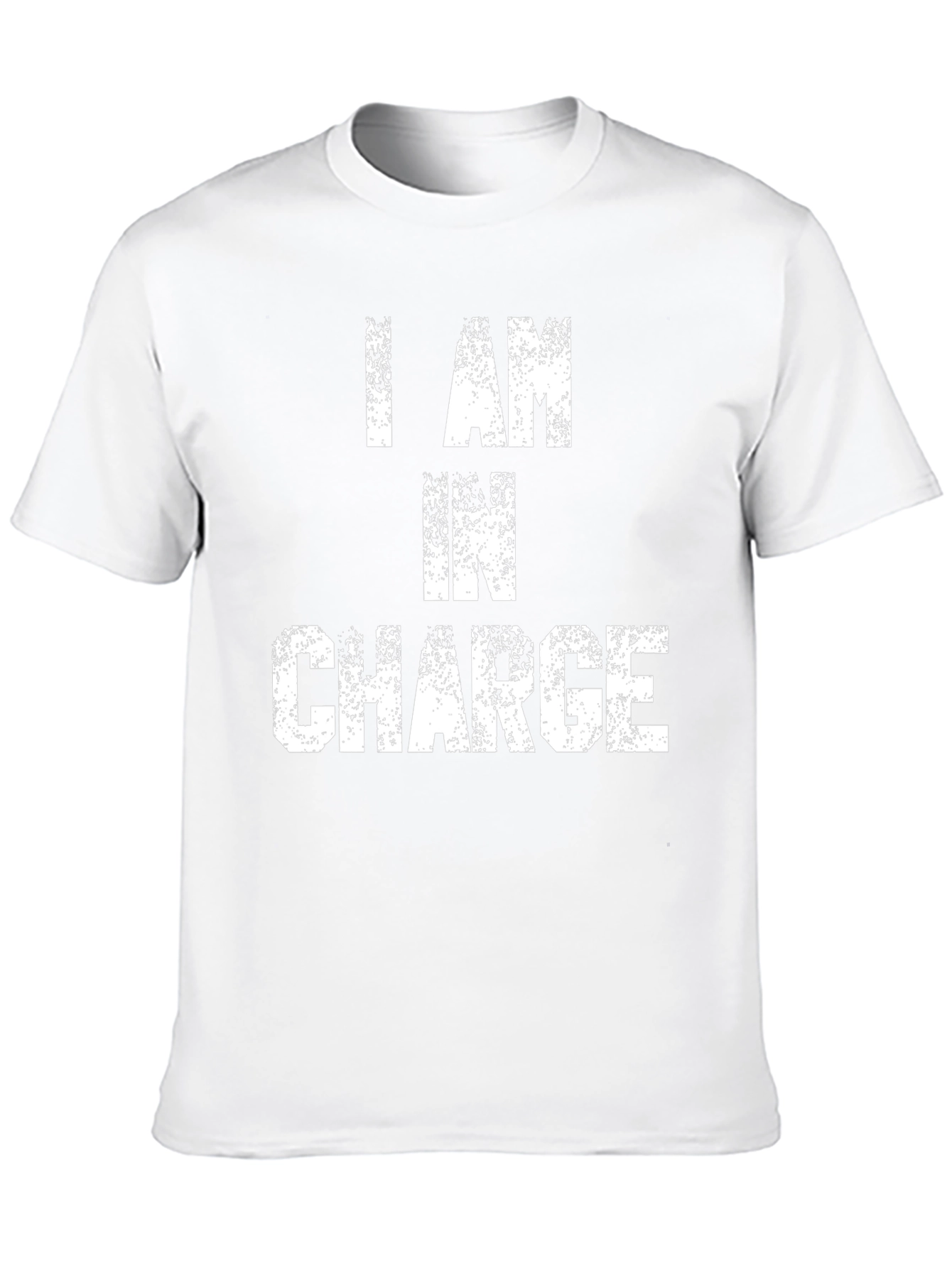 Black I AM IN CHARGE Graphic Tee - Statement T-Shirt view 10