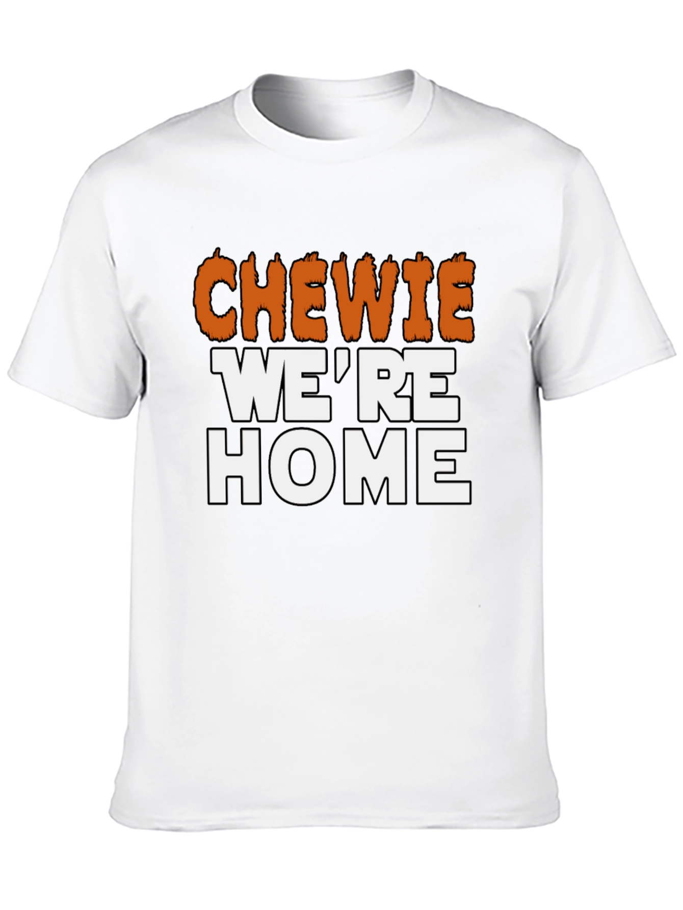 Black Chewie We're Home Graphic Tee - Star Wars T-Shirt view 10