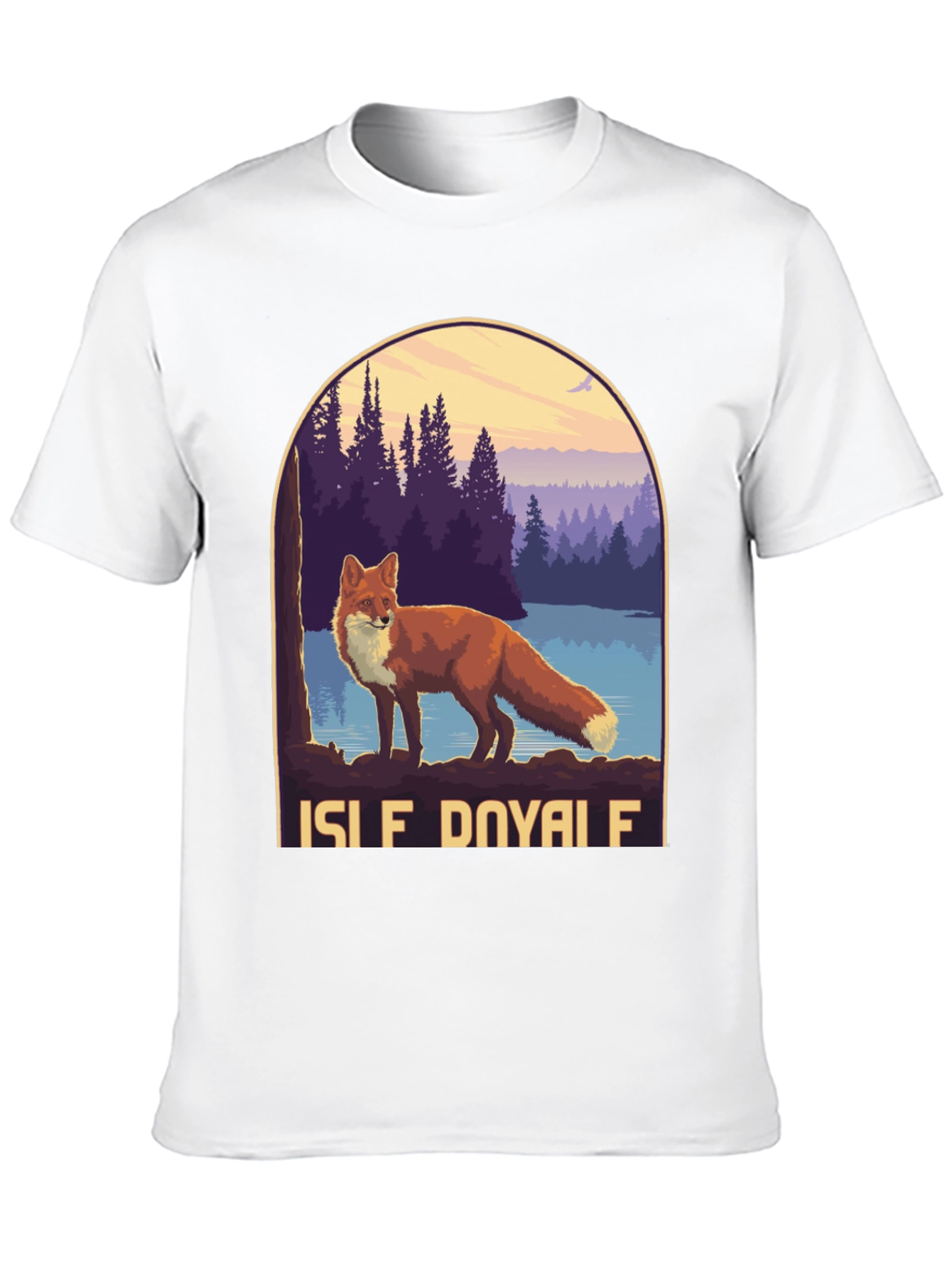 Black Isle Royale Fox Graphic T-Shirt view 10