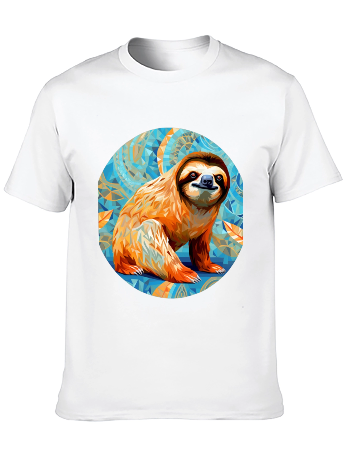 Black Sloth Graphic Tee - Men's Black T-Shirt view 10