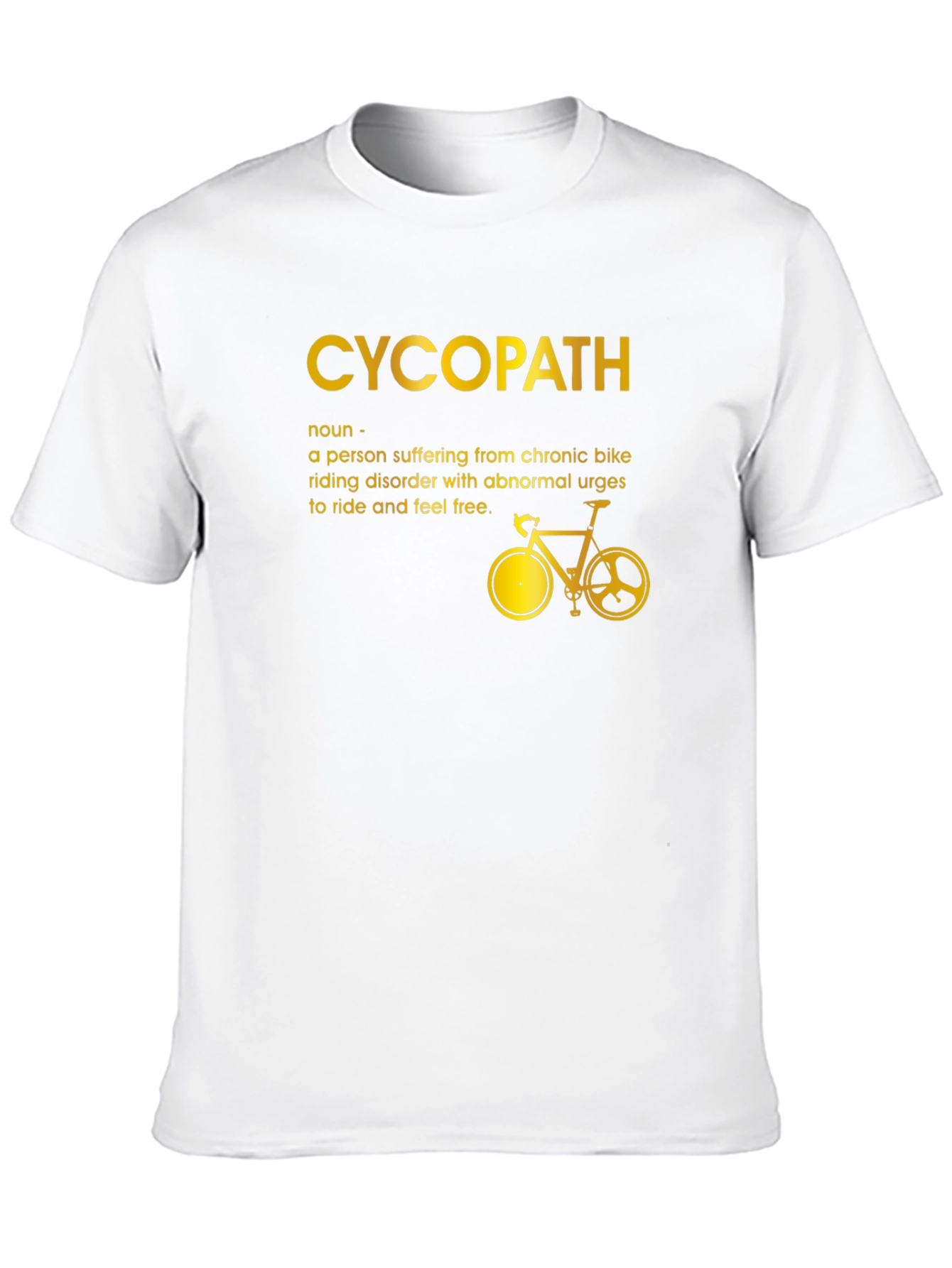 Black CycoPath Cycling T-Shirt - Bike Rider Novelty Tee view 10