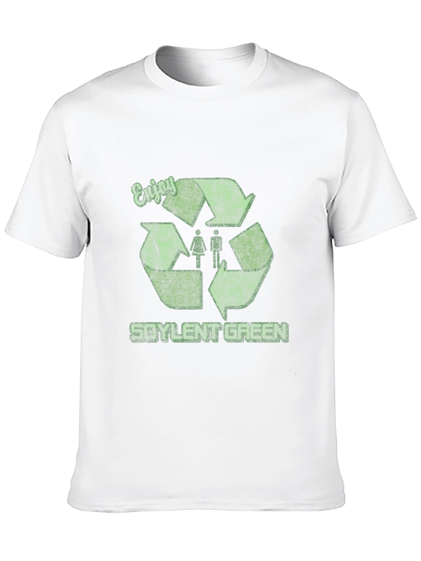 Black Soylent Green Recycle T-Shirt view 10