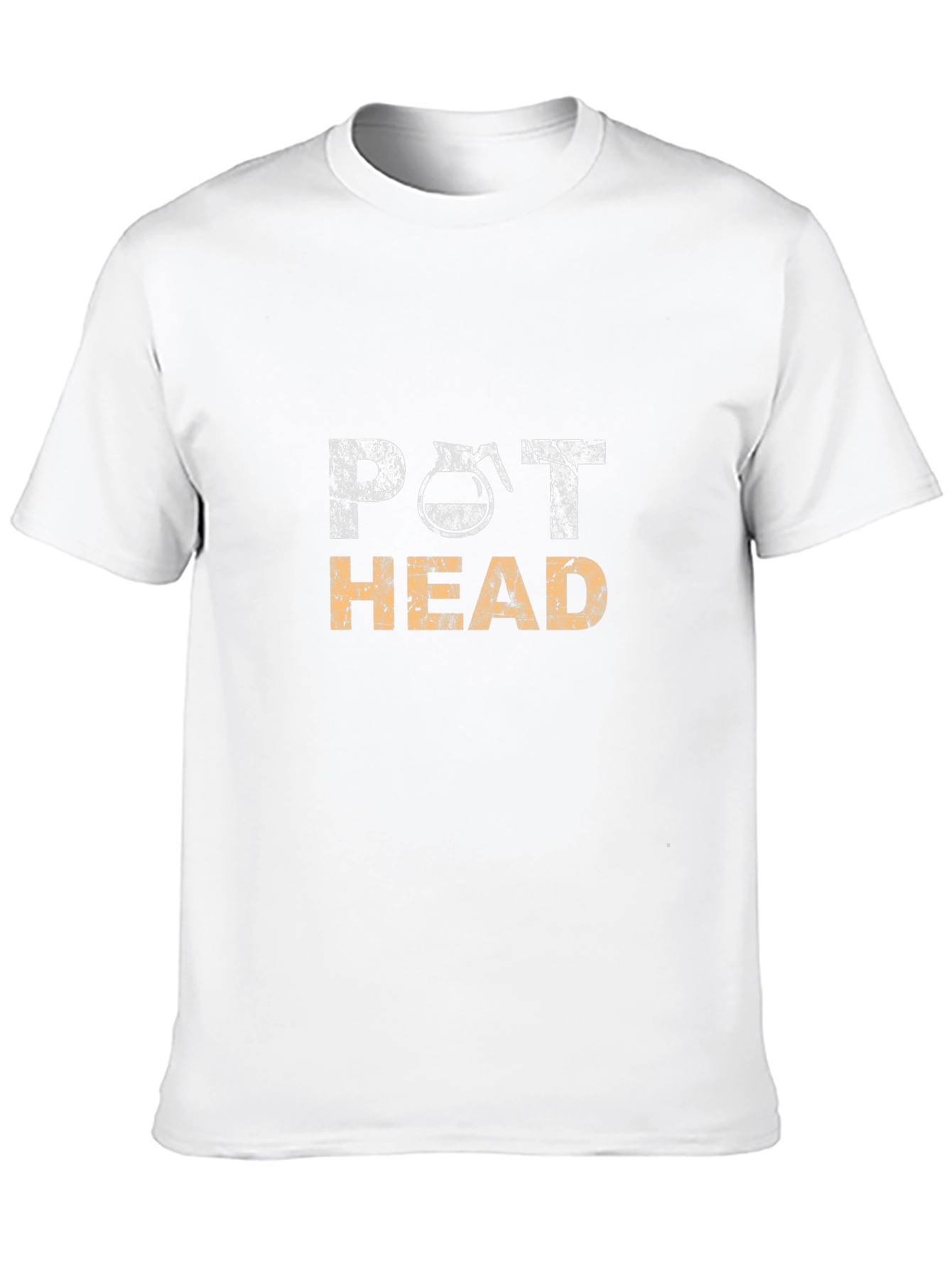 Black Pot Head T-Shirt - Coffee Lover Graphic Tee view 10