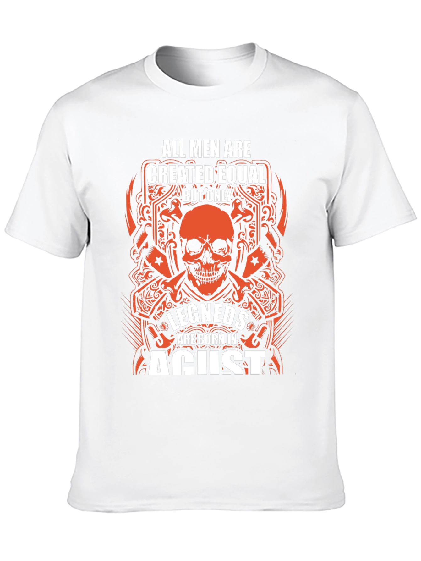 Black Legends Are Born in August T-Shirt view 10