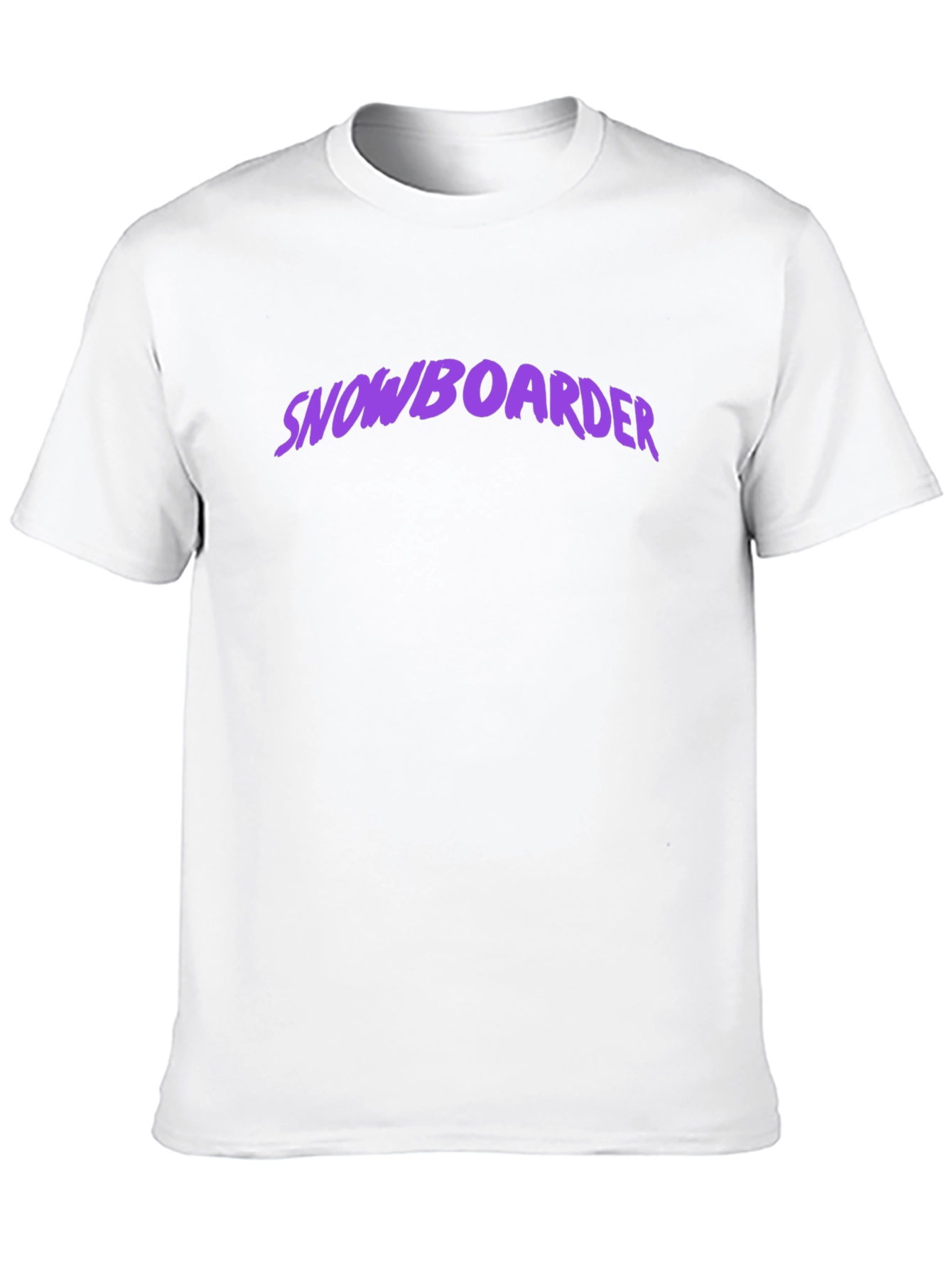 Black Snowboarder Graphic Tee - Casual Black T-Shirt view 10