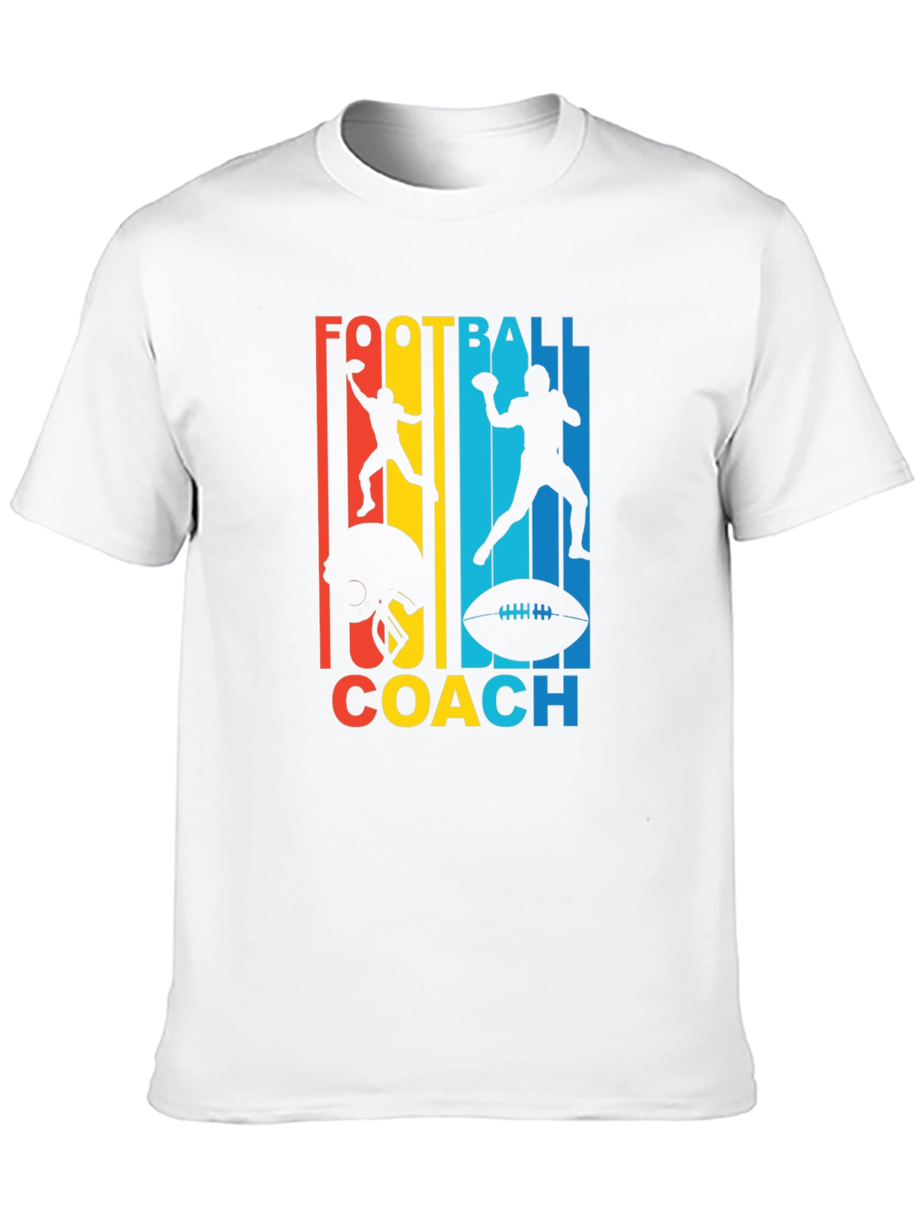 Black Football Coach Graphic T-Shirt view 10