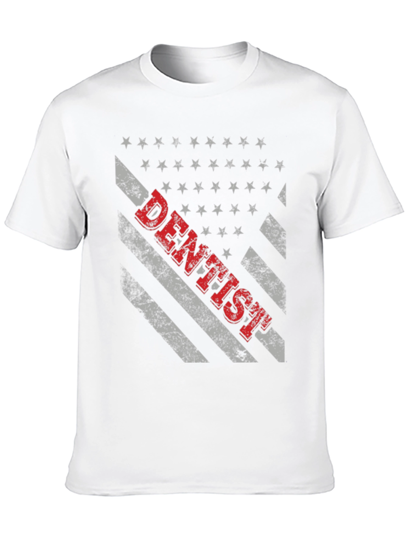Black Dentist American Flag T-Shirt view 10