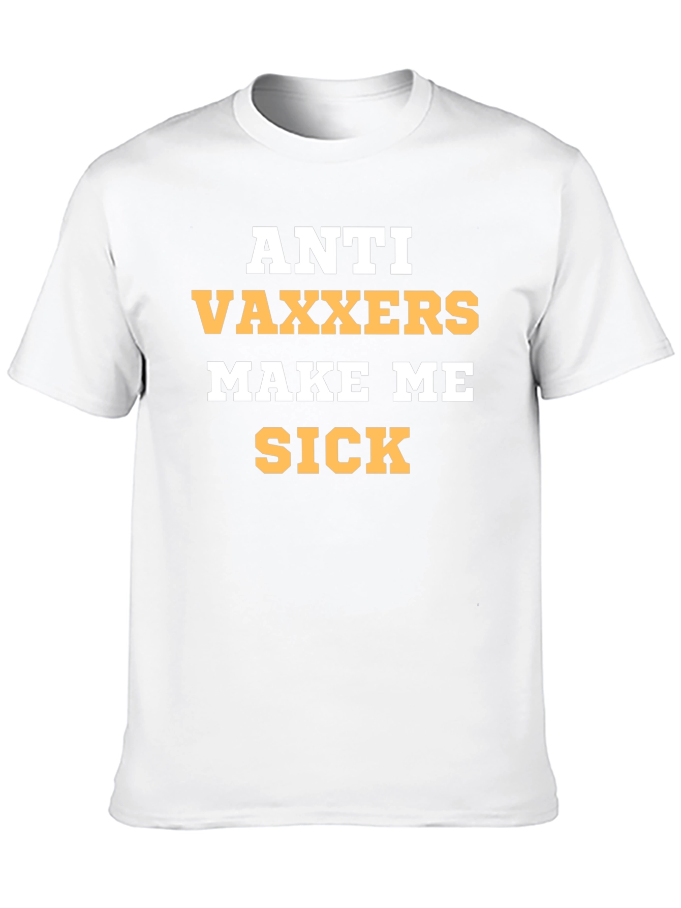 Black Anti Vaxxers Make Me Sick Graphic Tee view 10