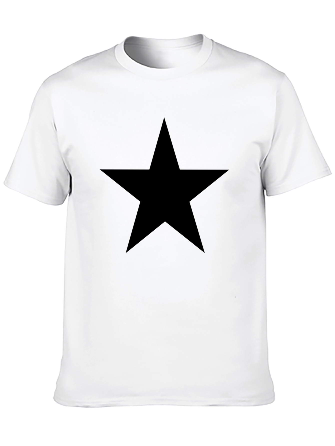 Black Black Star Graphic Tee - Casual Comfort view 10