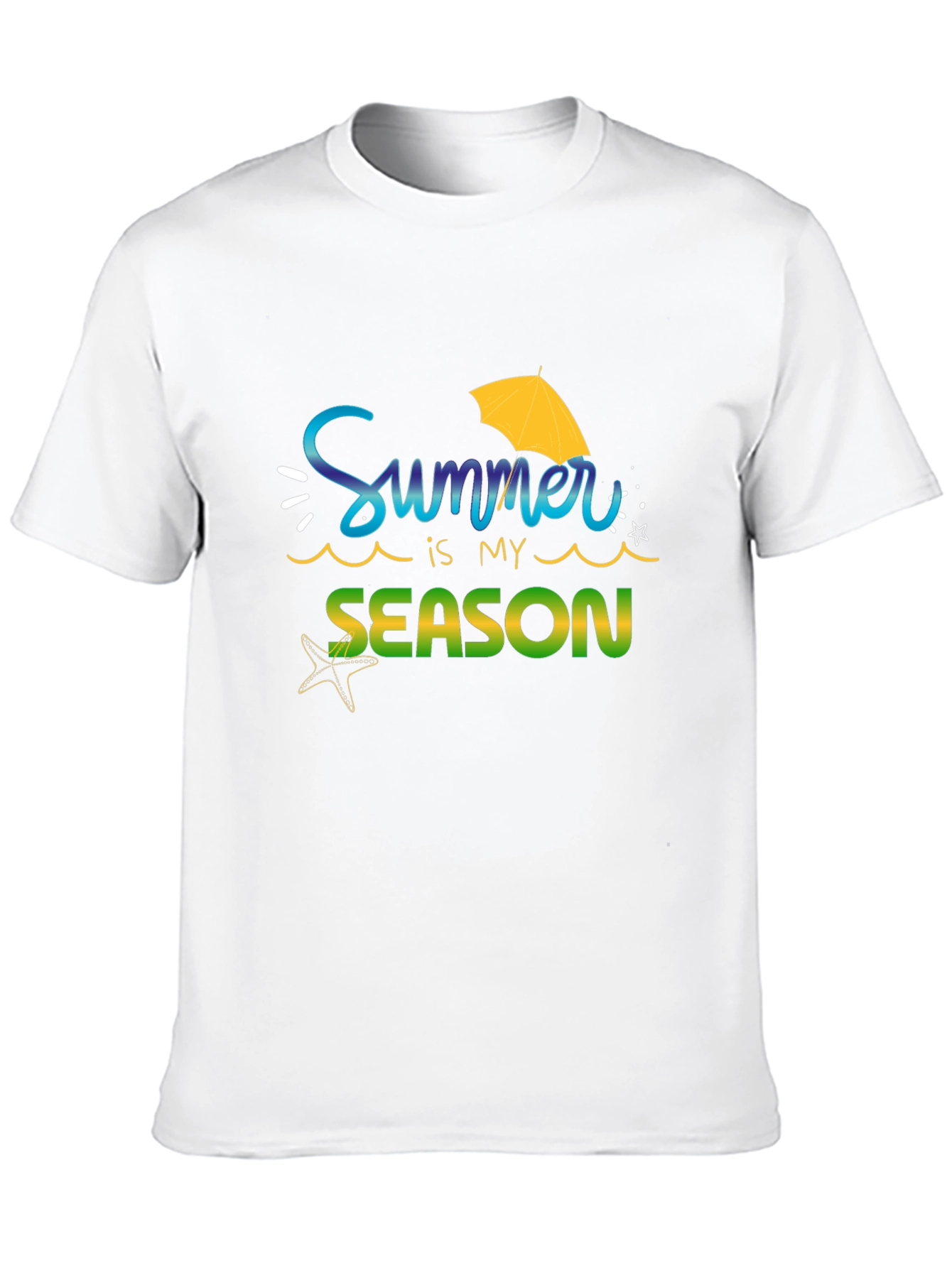 Black Summer is My Season Black T-Shirt view 10