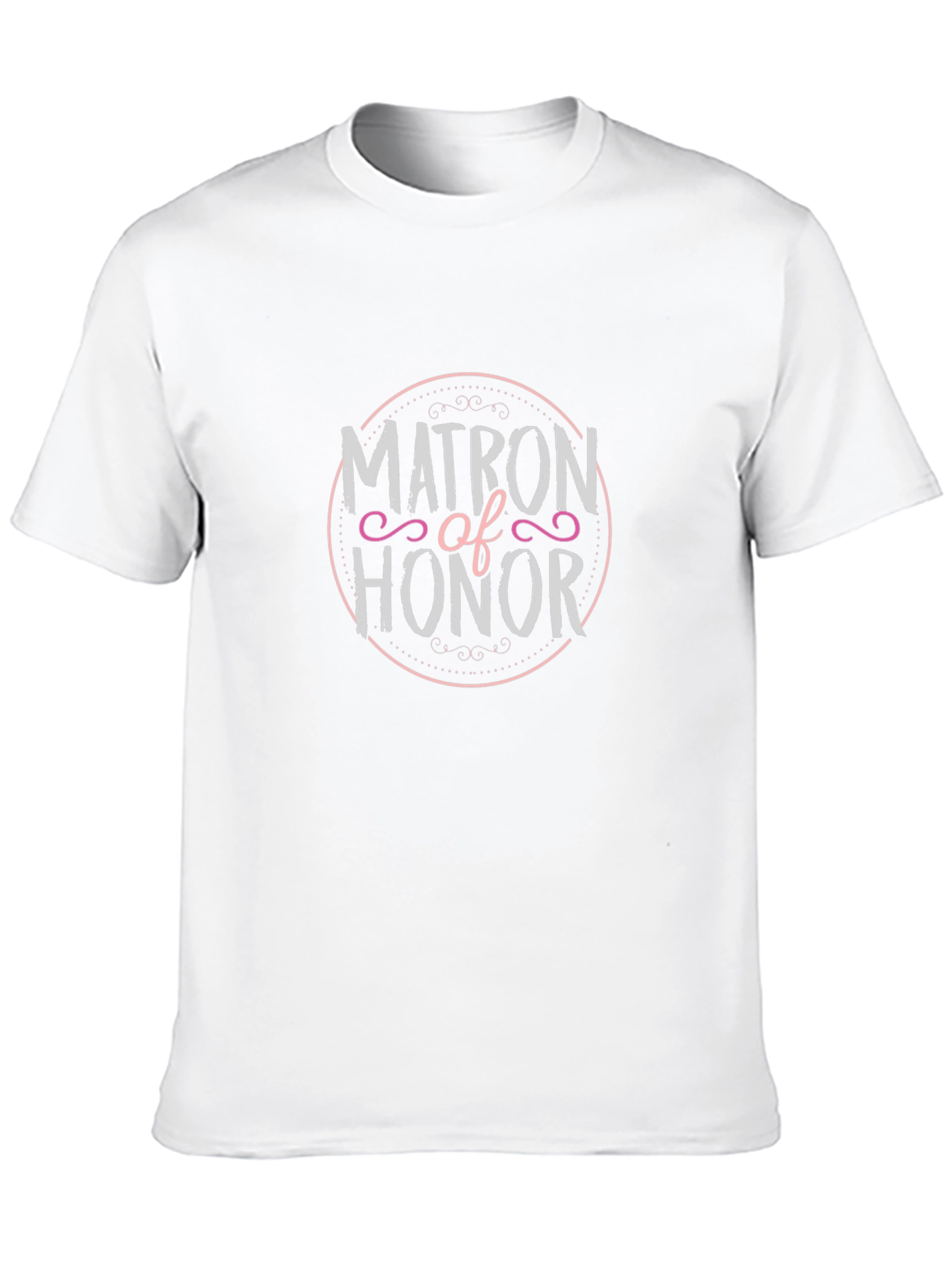 Black Matron of Honor Crew T-Shirt - Black view 10