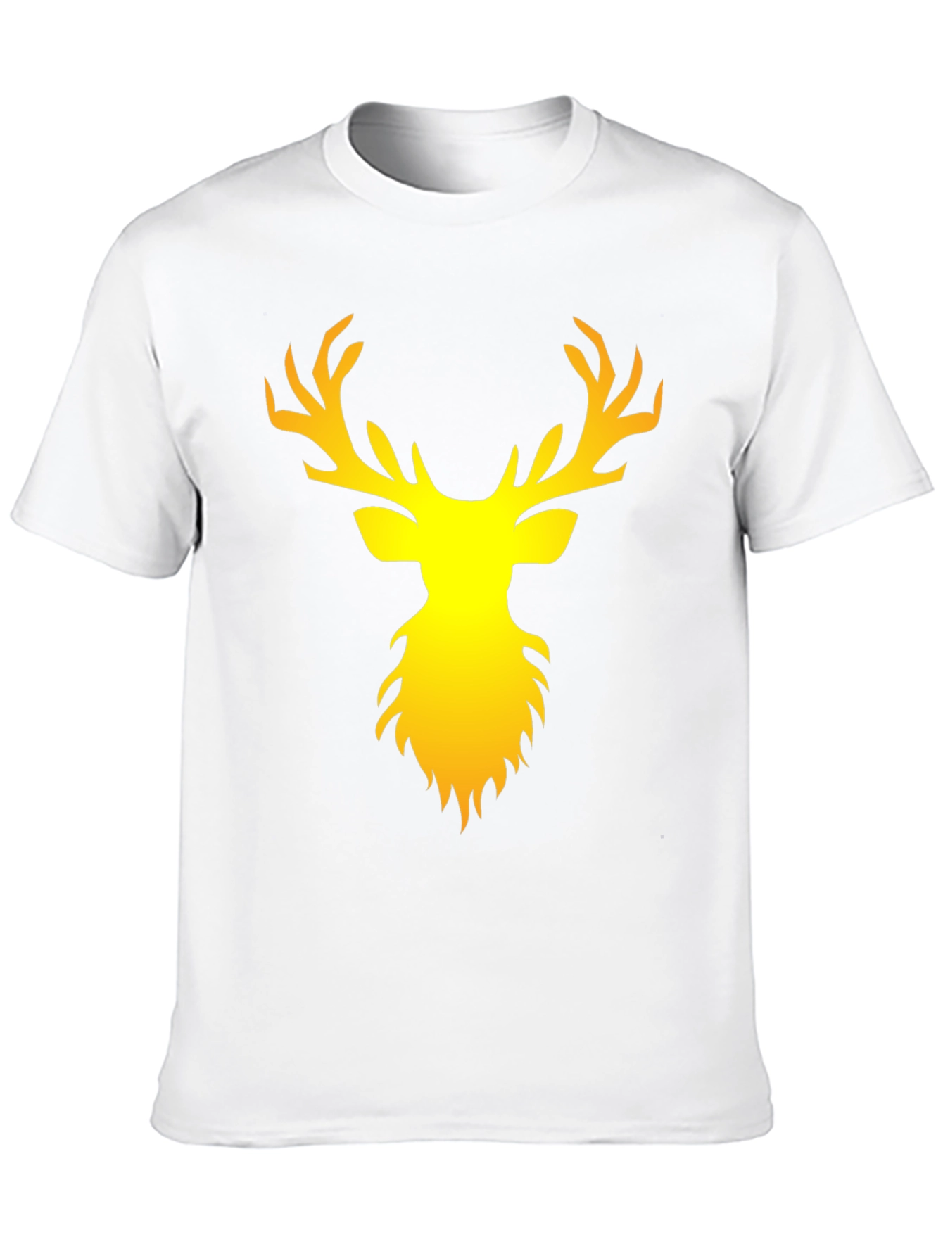 Black Stag Graphic Print Black T-Shirt view 10