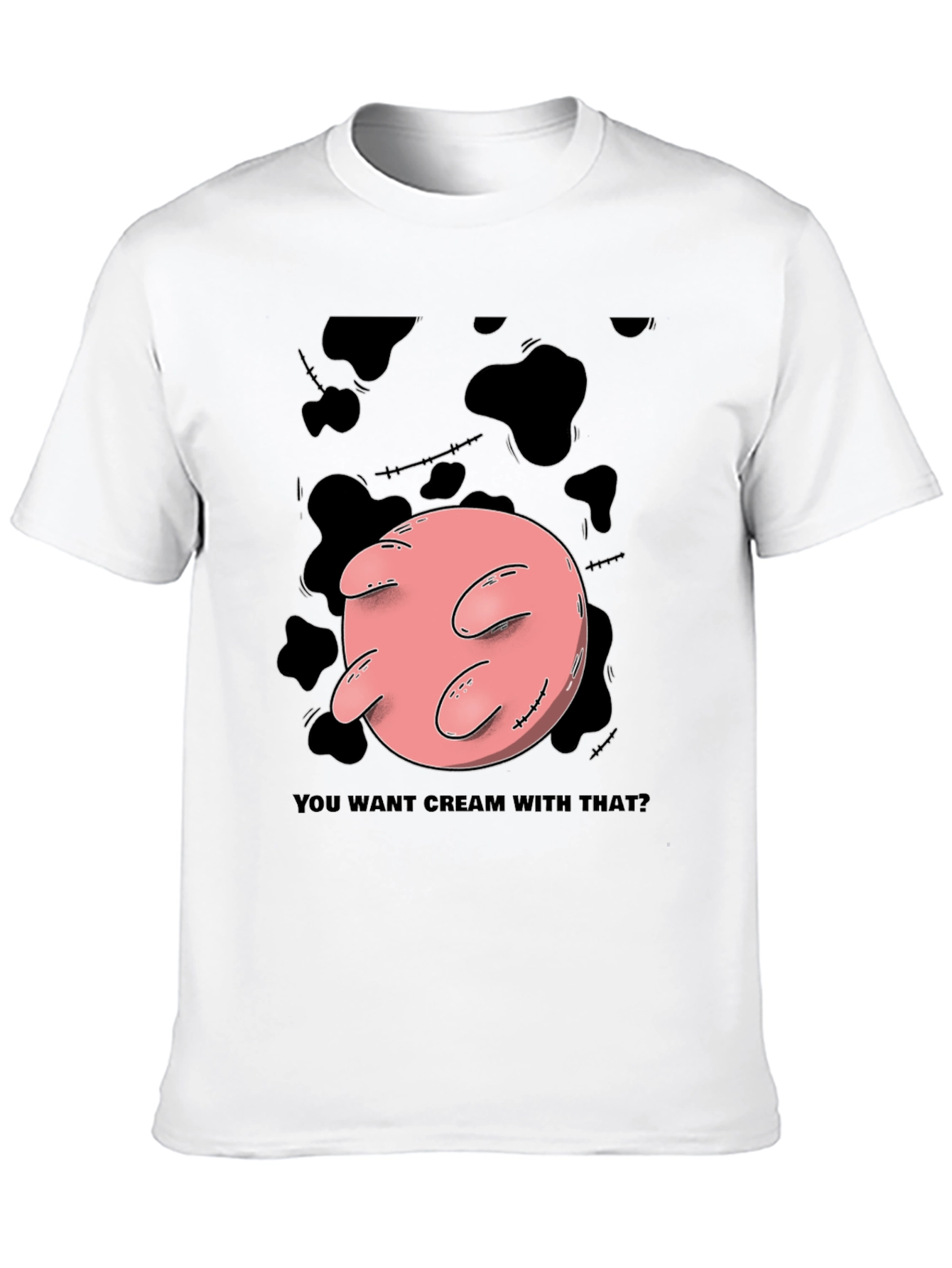 Black Cream With That? Novelty T-Shirt view 10