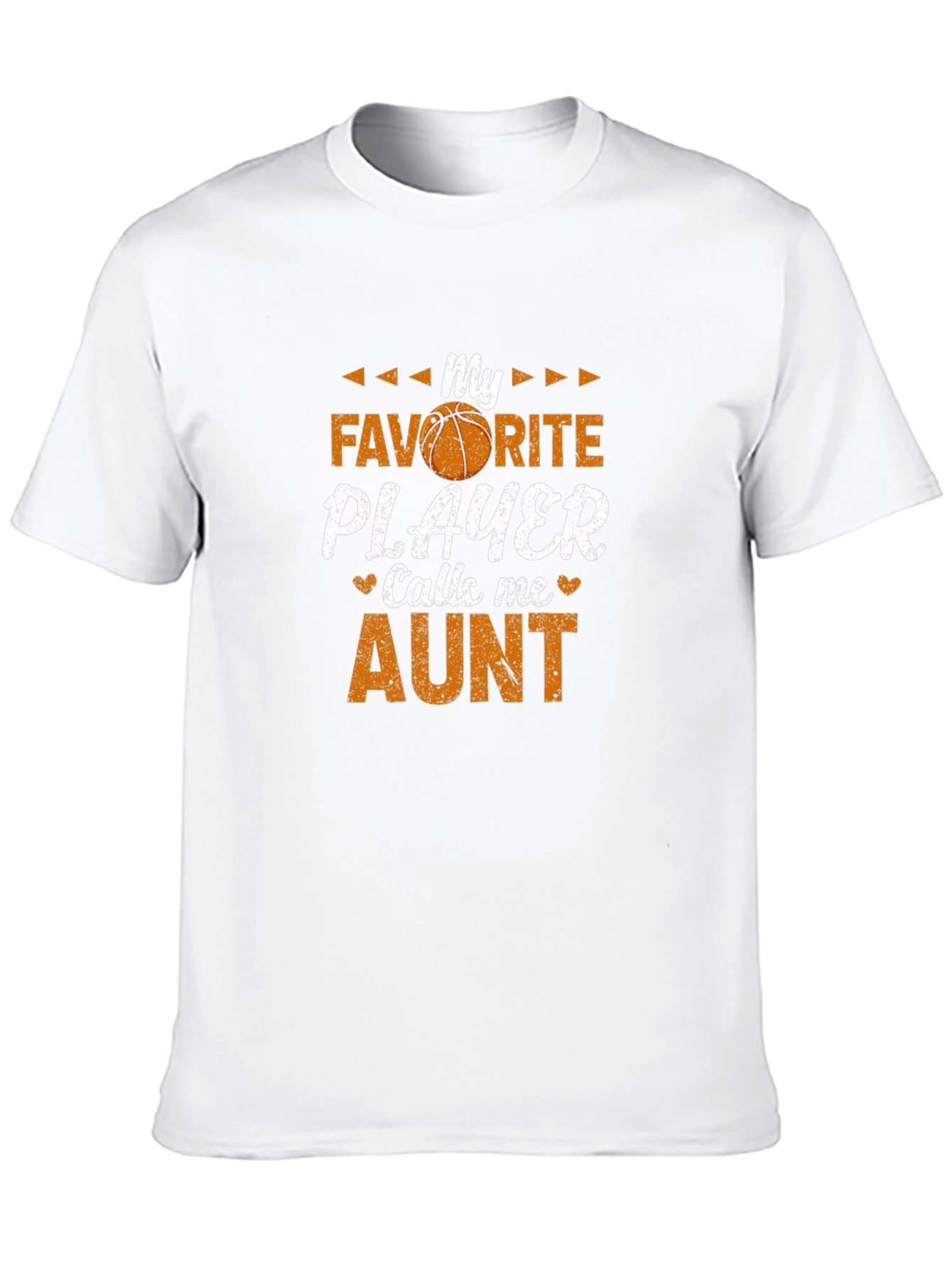 Black My Favorite Player Calls Me Aunt Basketball T-Shirt view 10