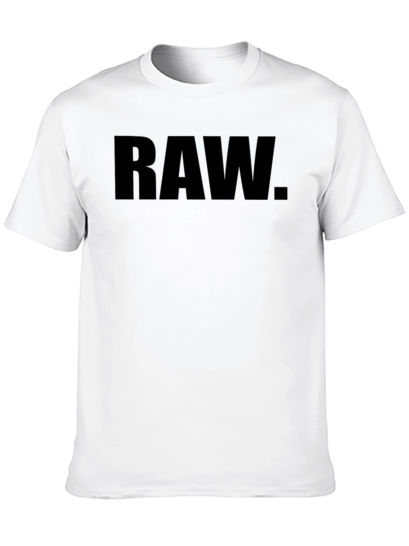 Black RAW Graphic Tee - Bold Statement Shirt view 10