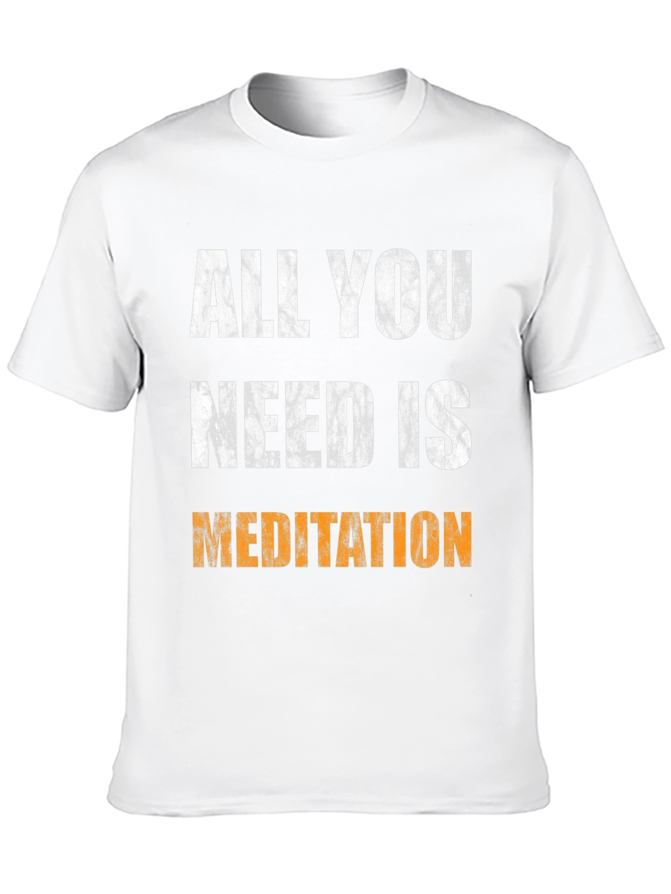 Black All You Need Is Meditation Graphic Tee view 10