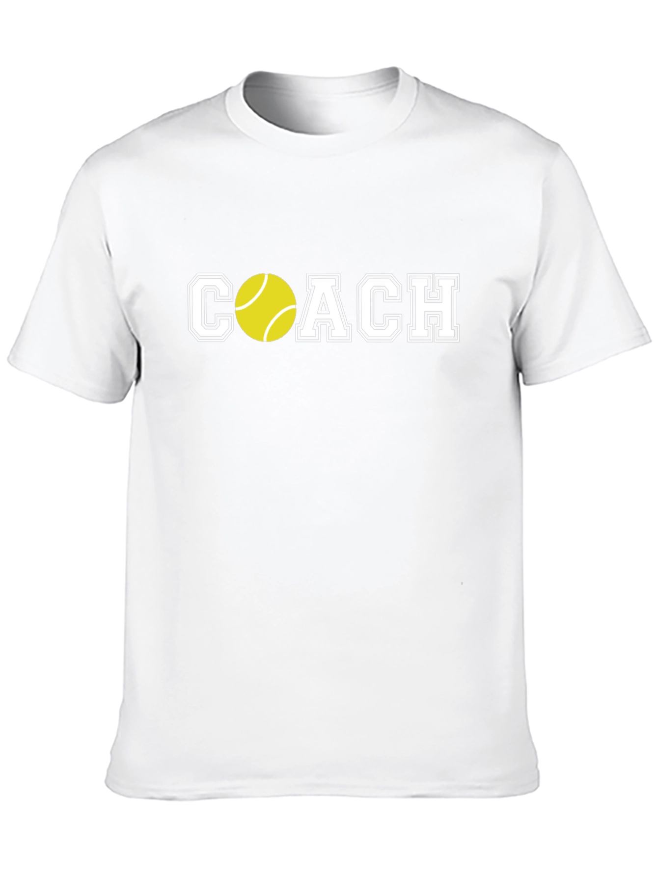 Black Tennis Coach Graphic T-Shirt view 10