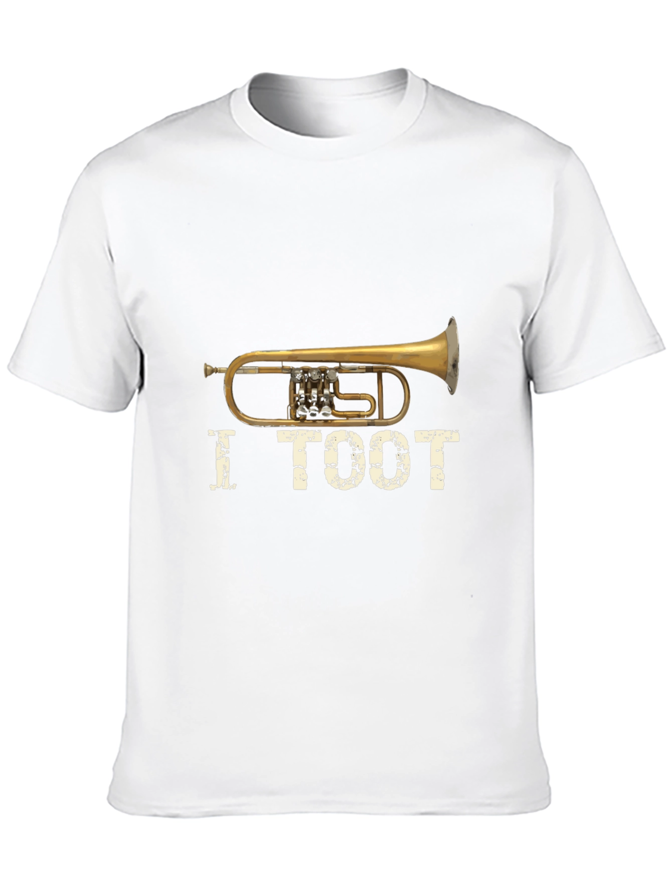 Black I Toot Trumpet Graphic Tee view 10