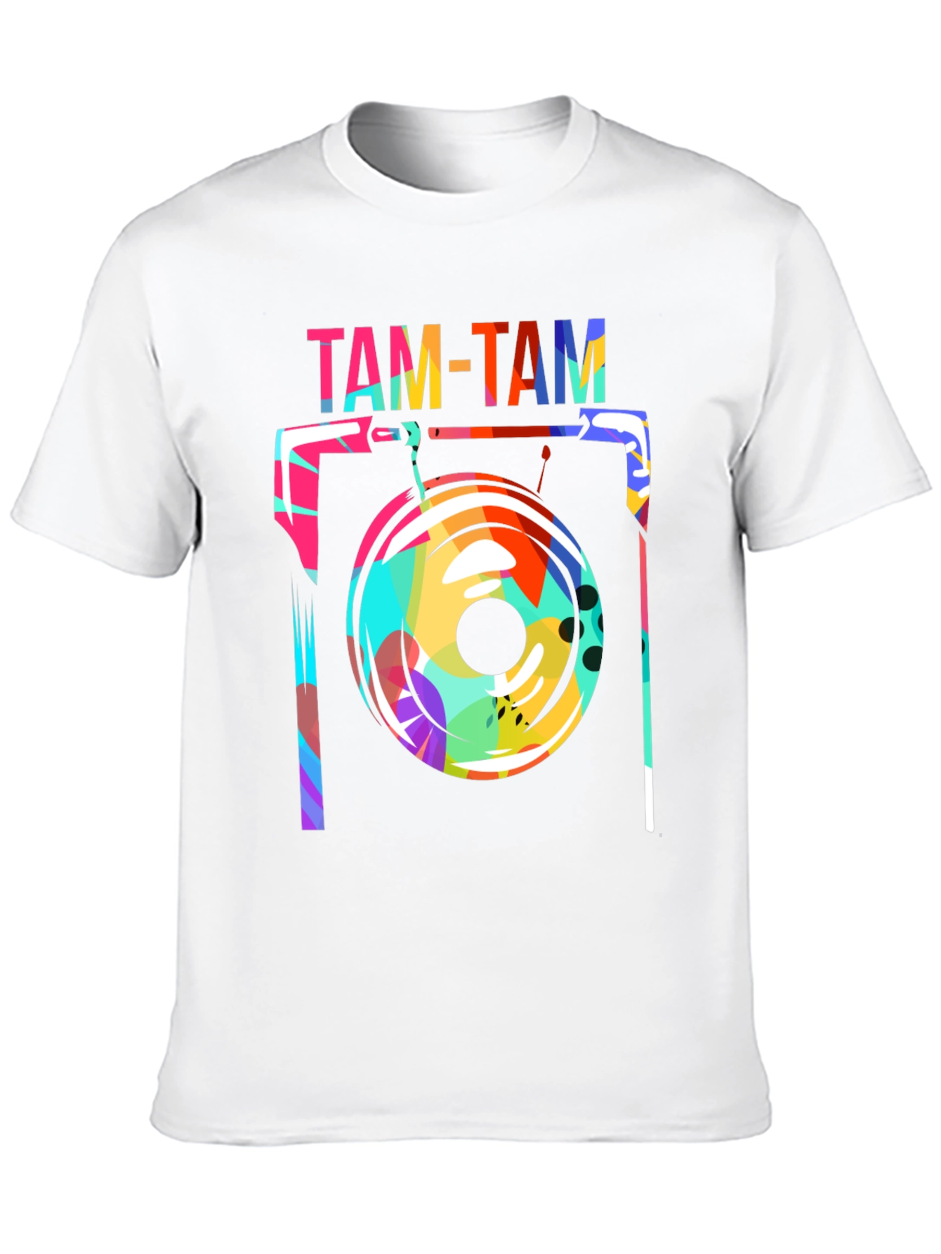 Black Funky Tam-Tam Gong Graphic Tee - Black view 10