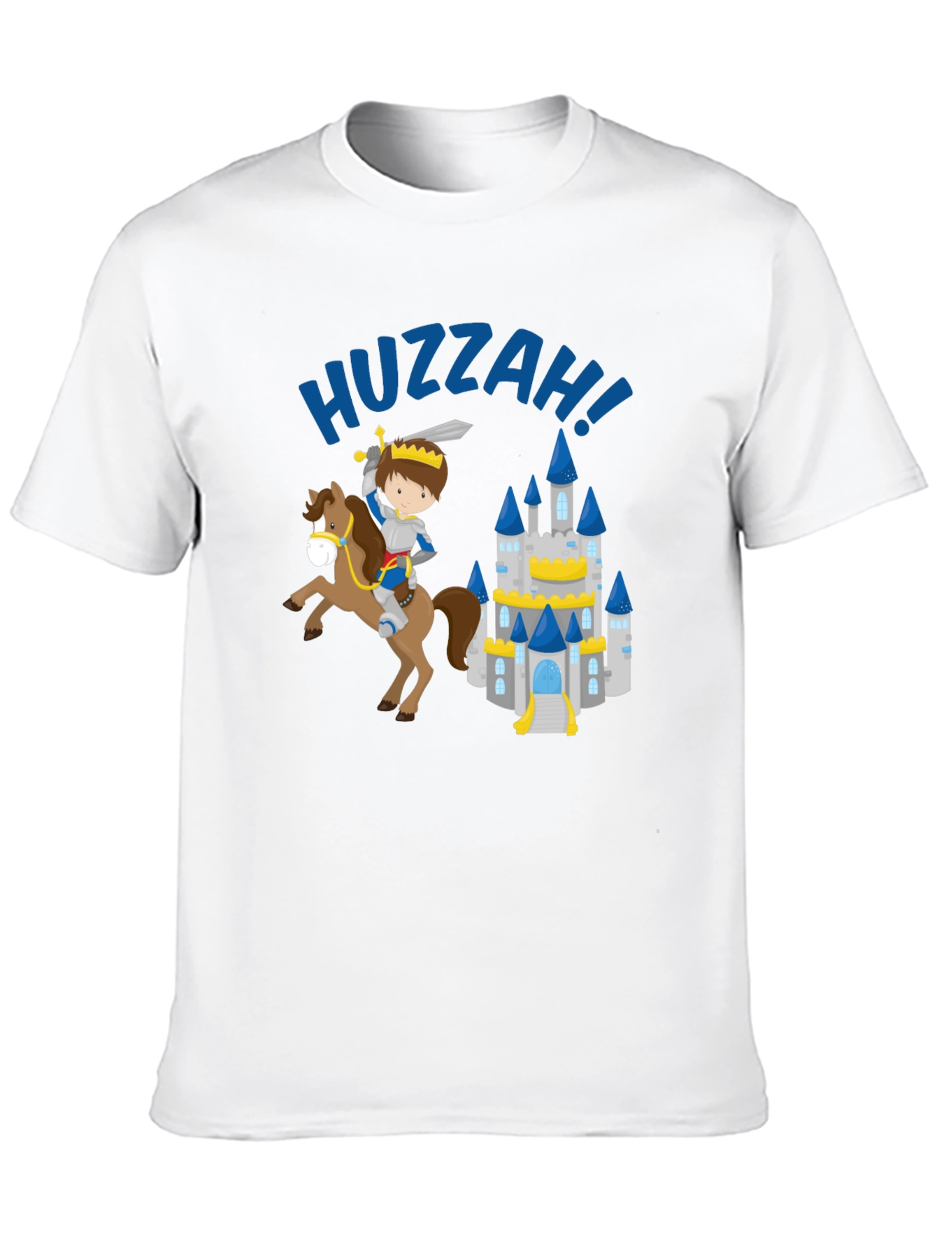 Black Huzzah Knight & Castle Graphic Tee view 10