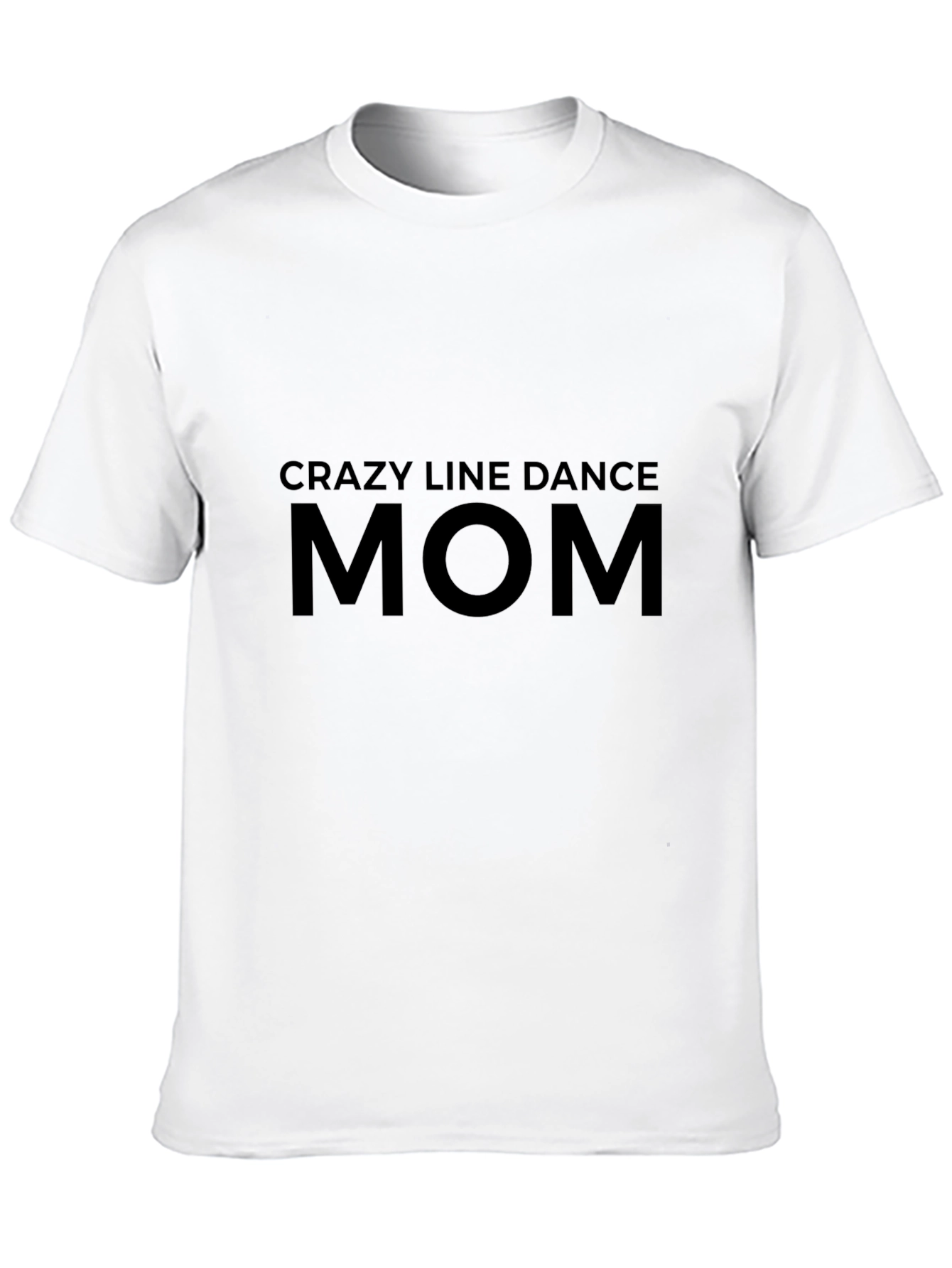Black Crazy Line Dance Mom Black T-Shirt view 10