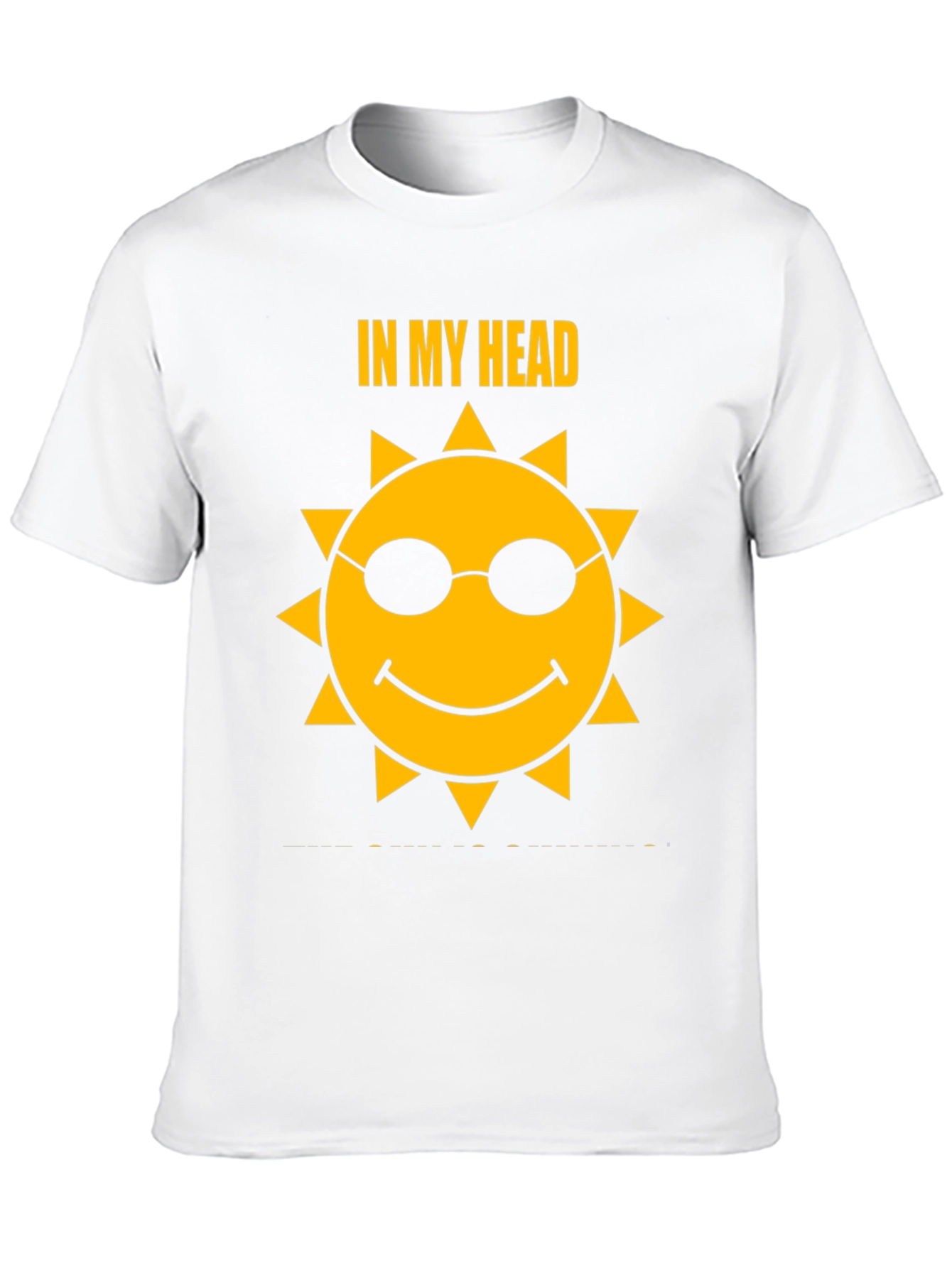 Black Head In The Clouds T-Shirt - Cool Sun Design view 10